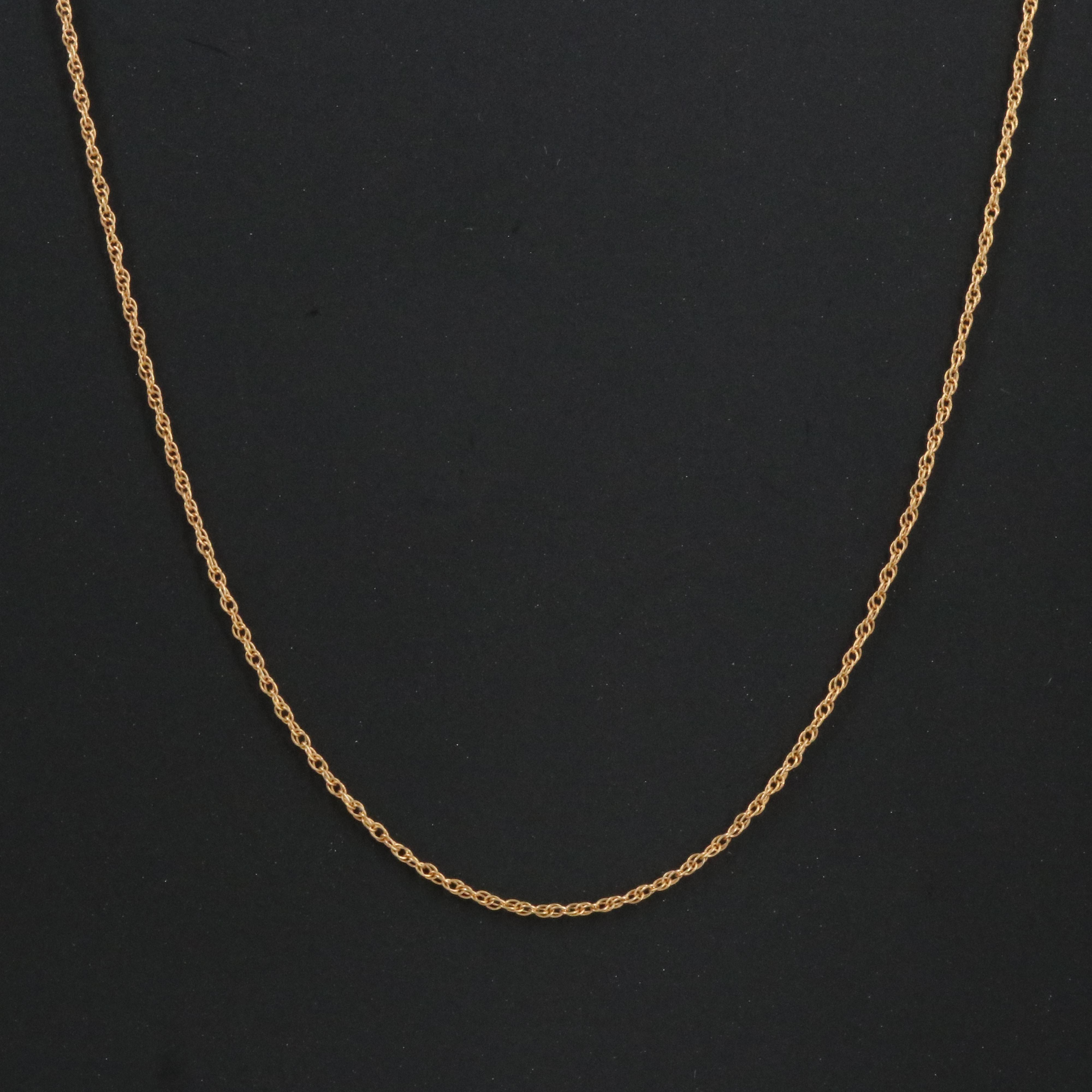 14K Singapore Chain Necklace