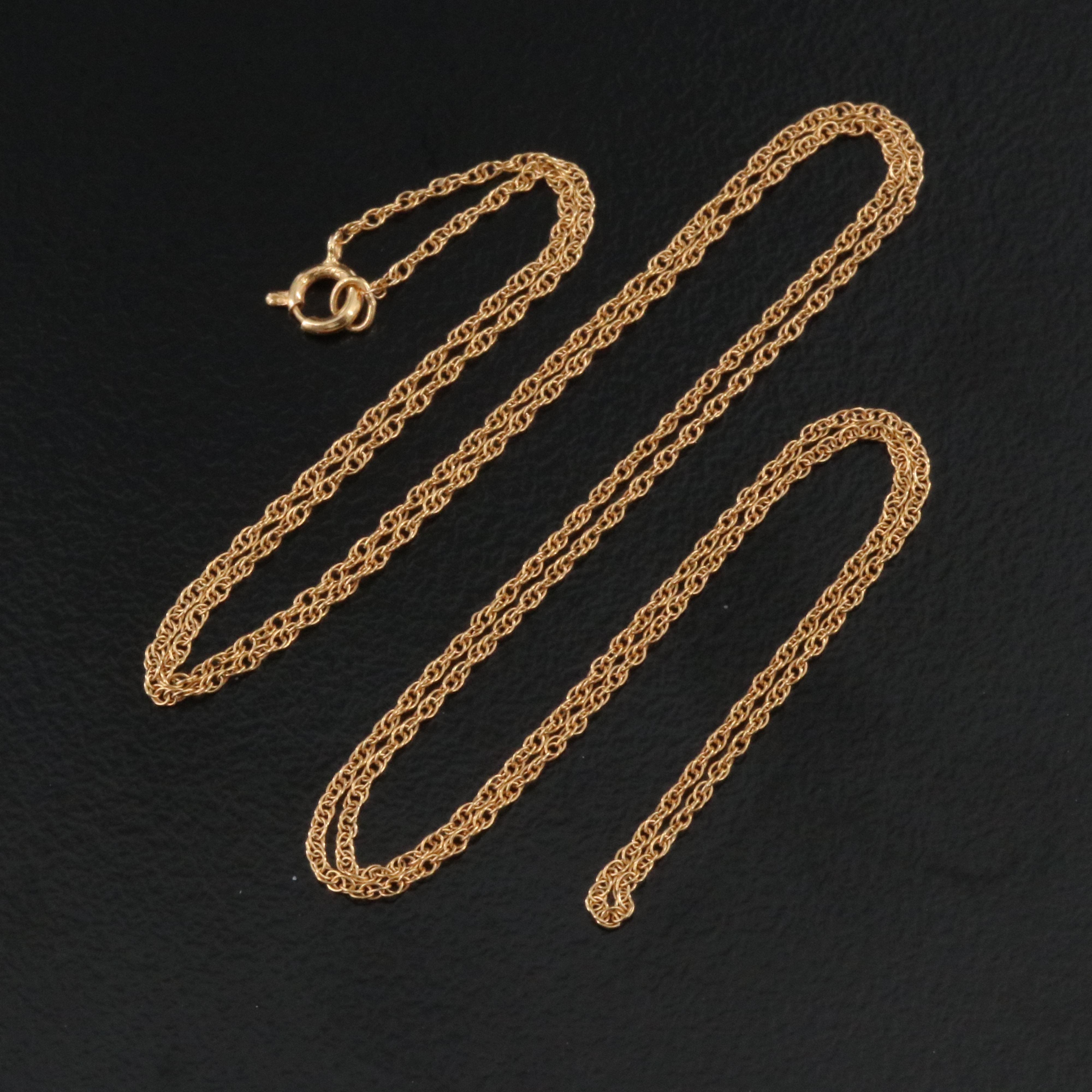 14K Singapore Chain Necklace