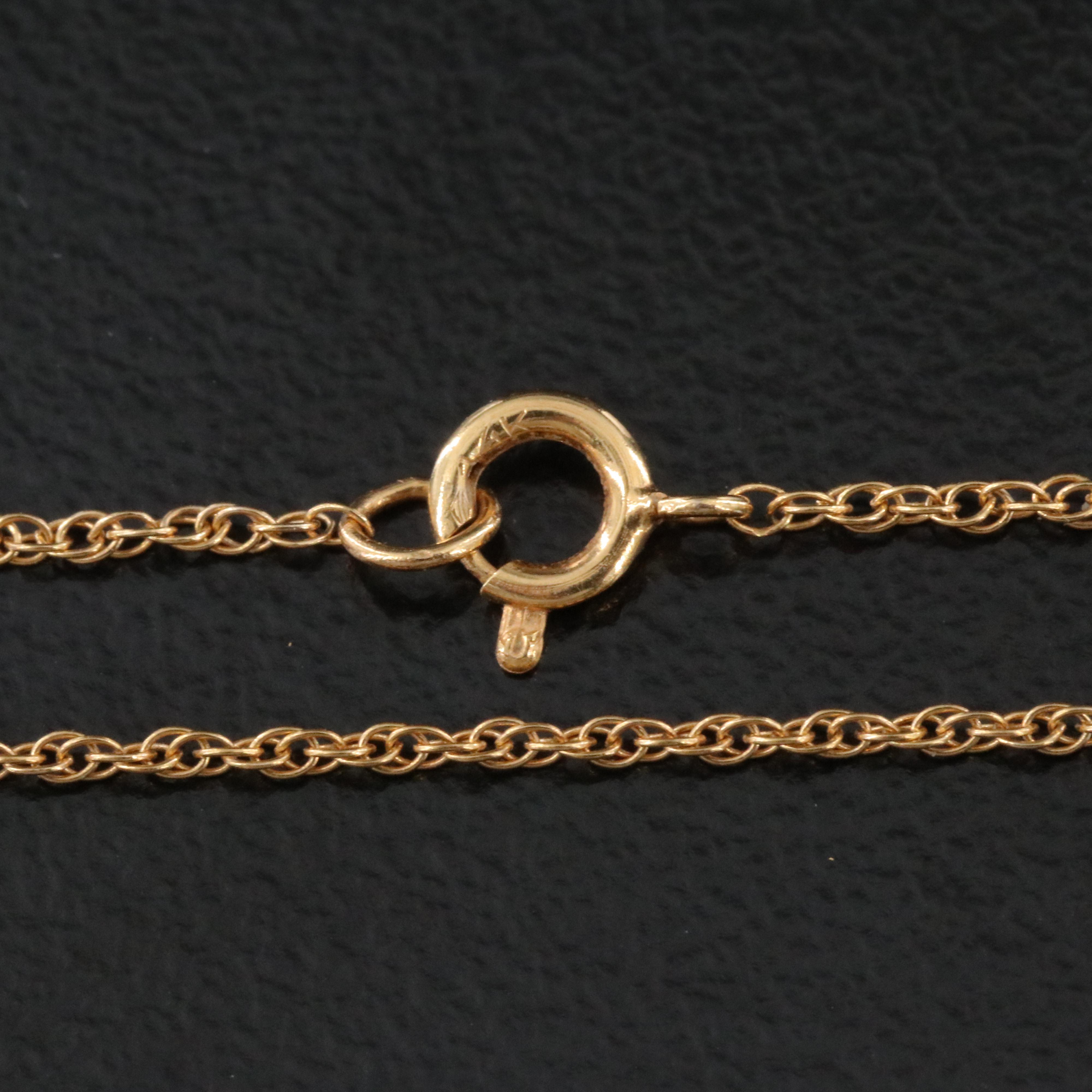 14K Singapore Chain Necklace