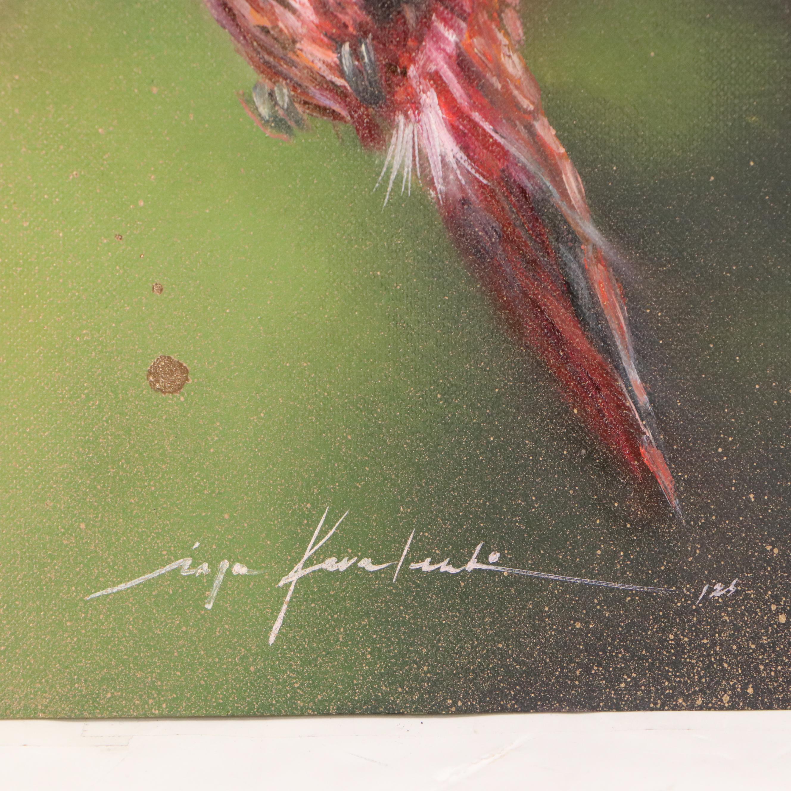 Inga Kovalenko Oil Painting of Hummingbird, 2025