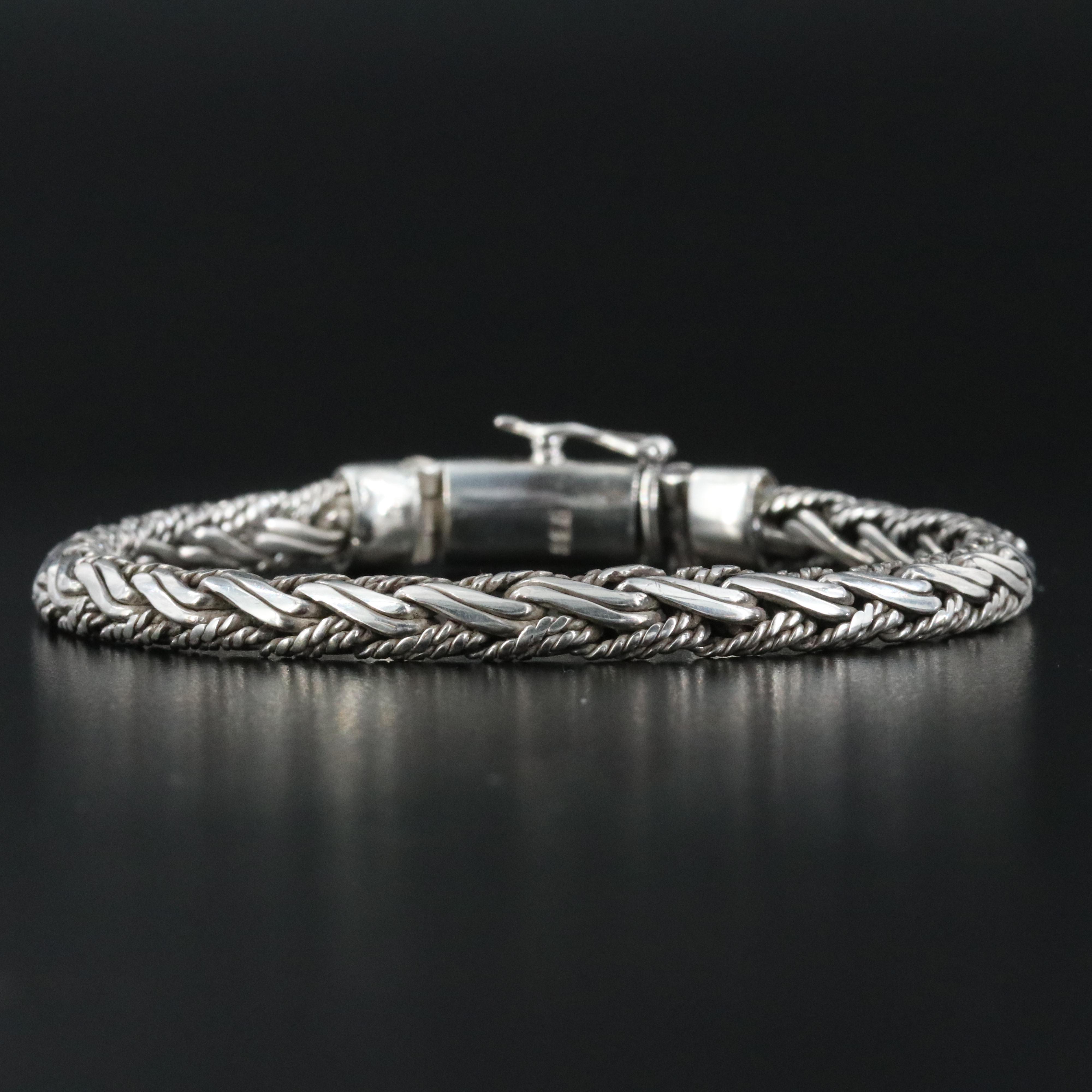 Sterling Fancy Link Bracelet