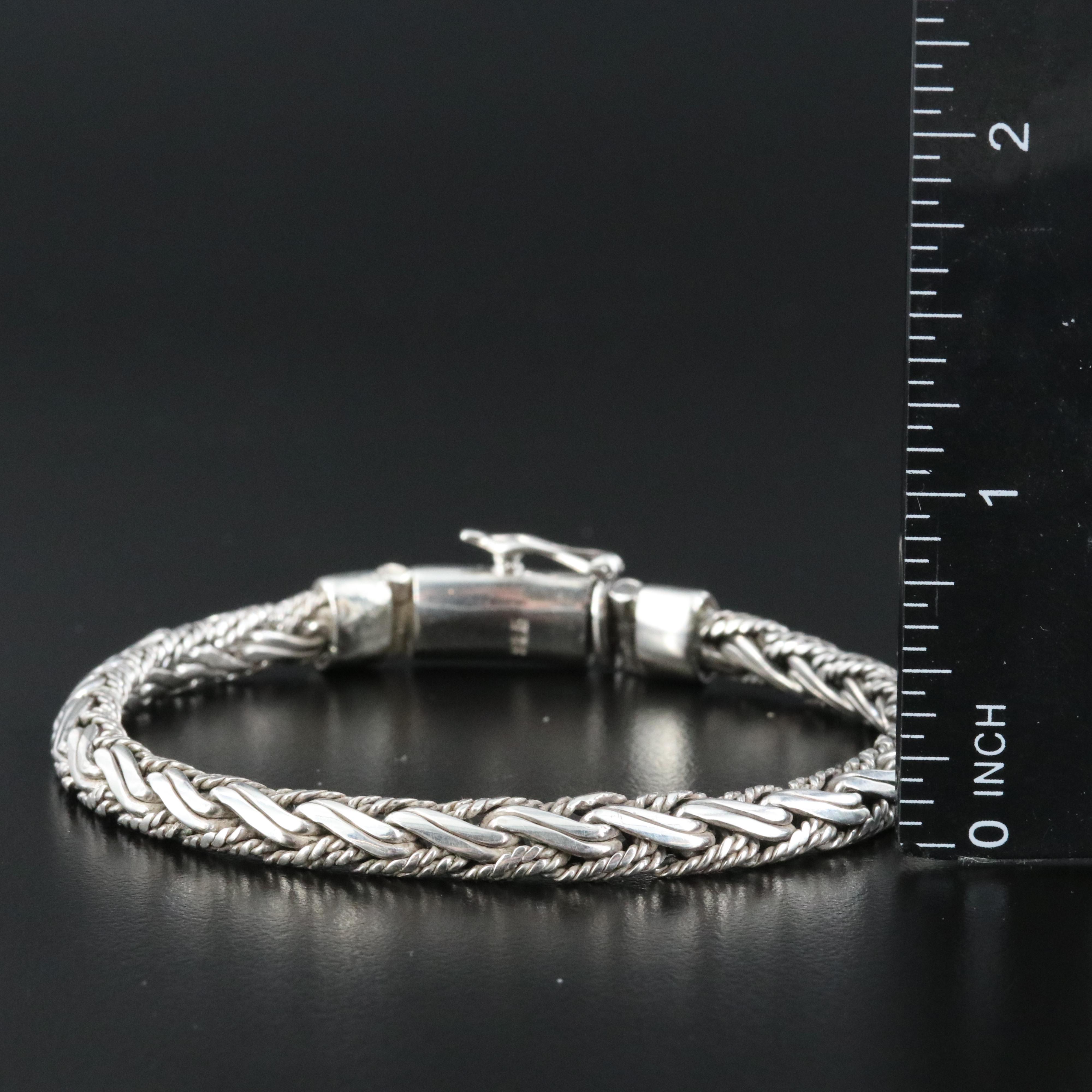 Sterling Fancy Link Bracelet