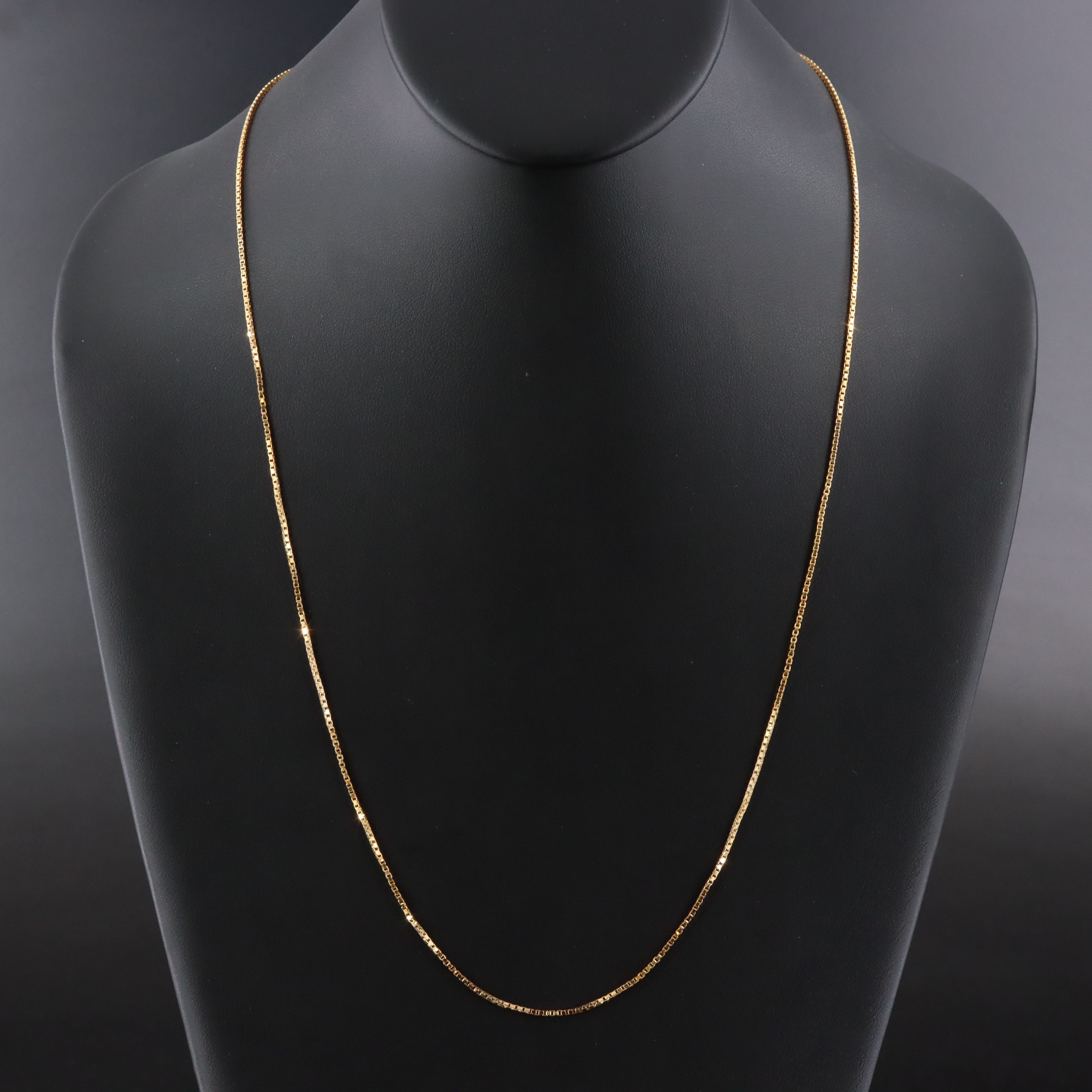 14K Box Chain Necklace