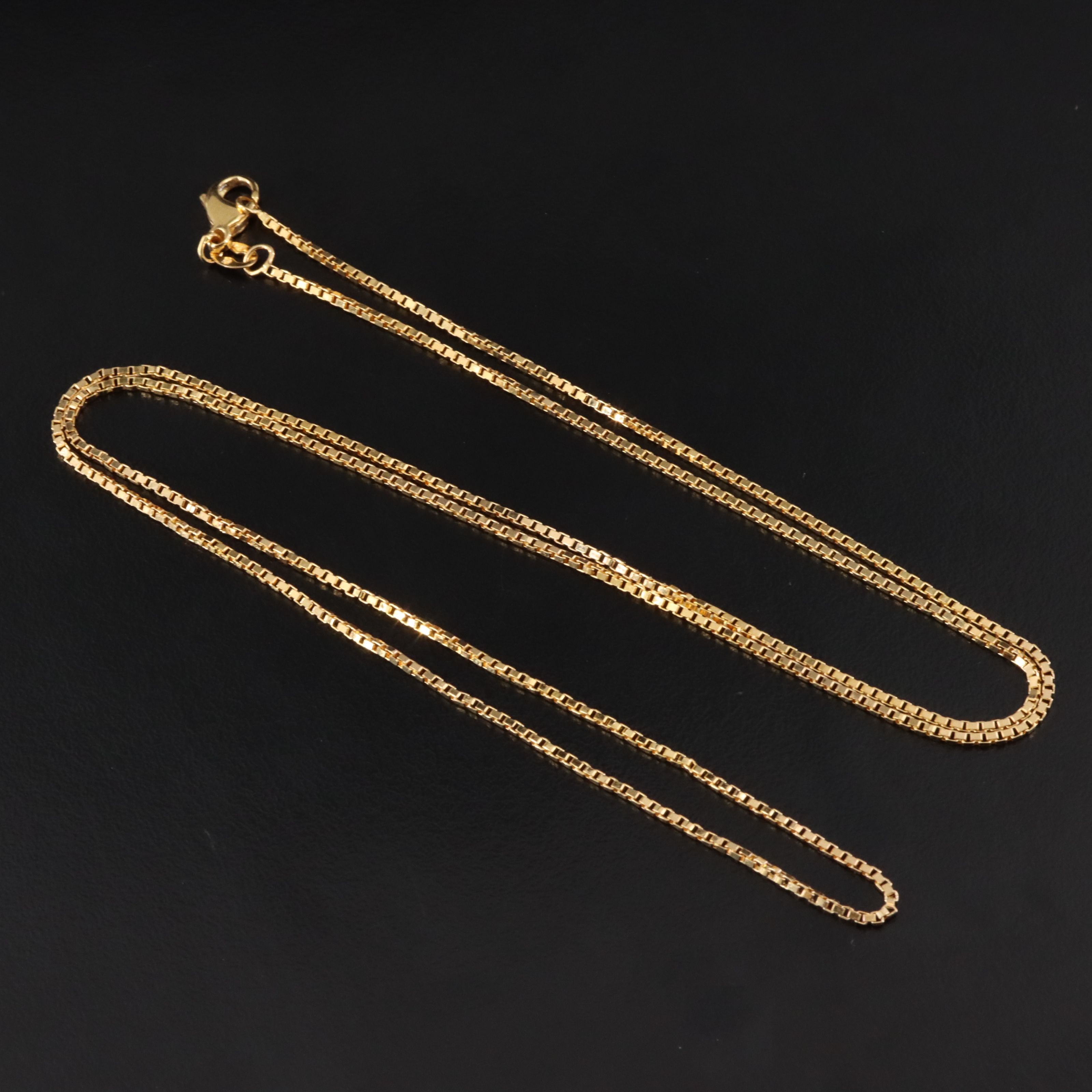 14K Box Chain Necklace