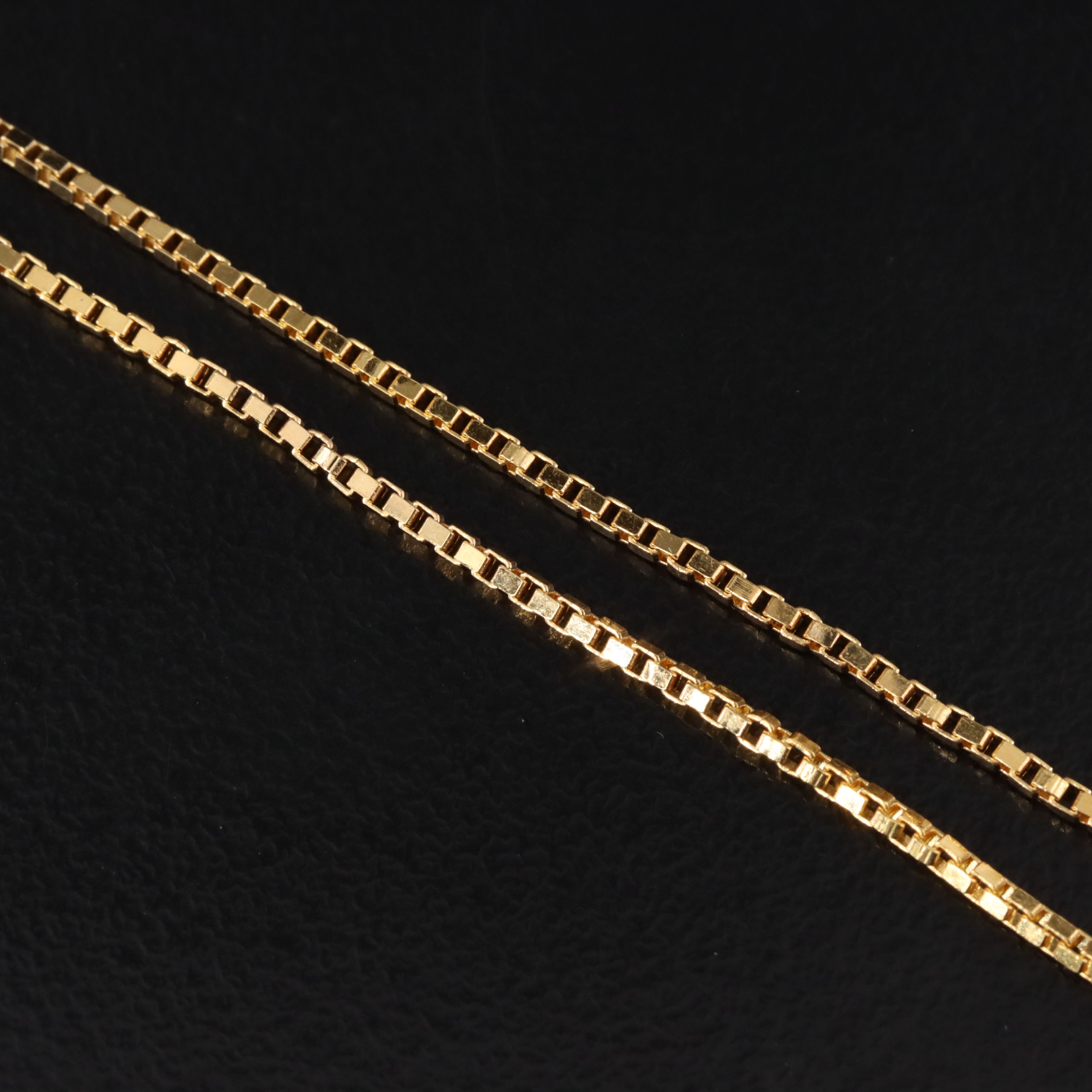14K Box Chain Necklace