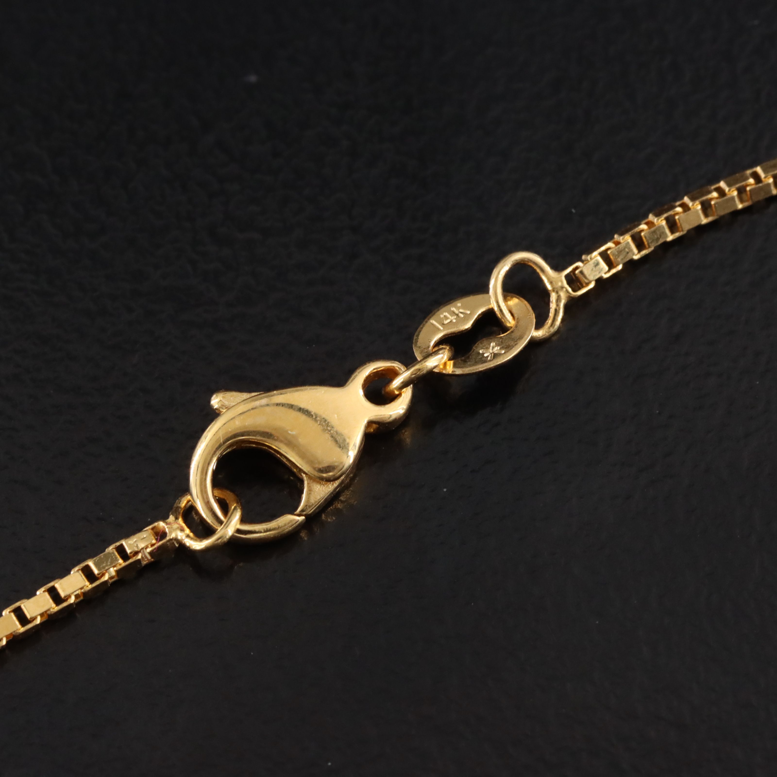 14K Box Chain Necklace