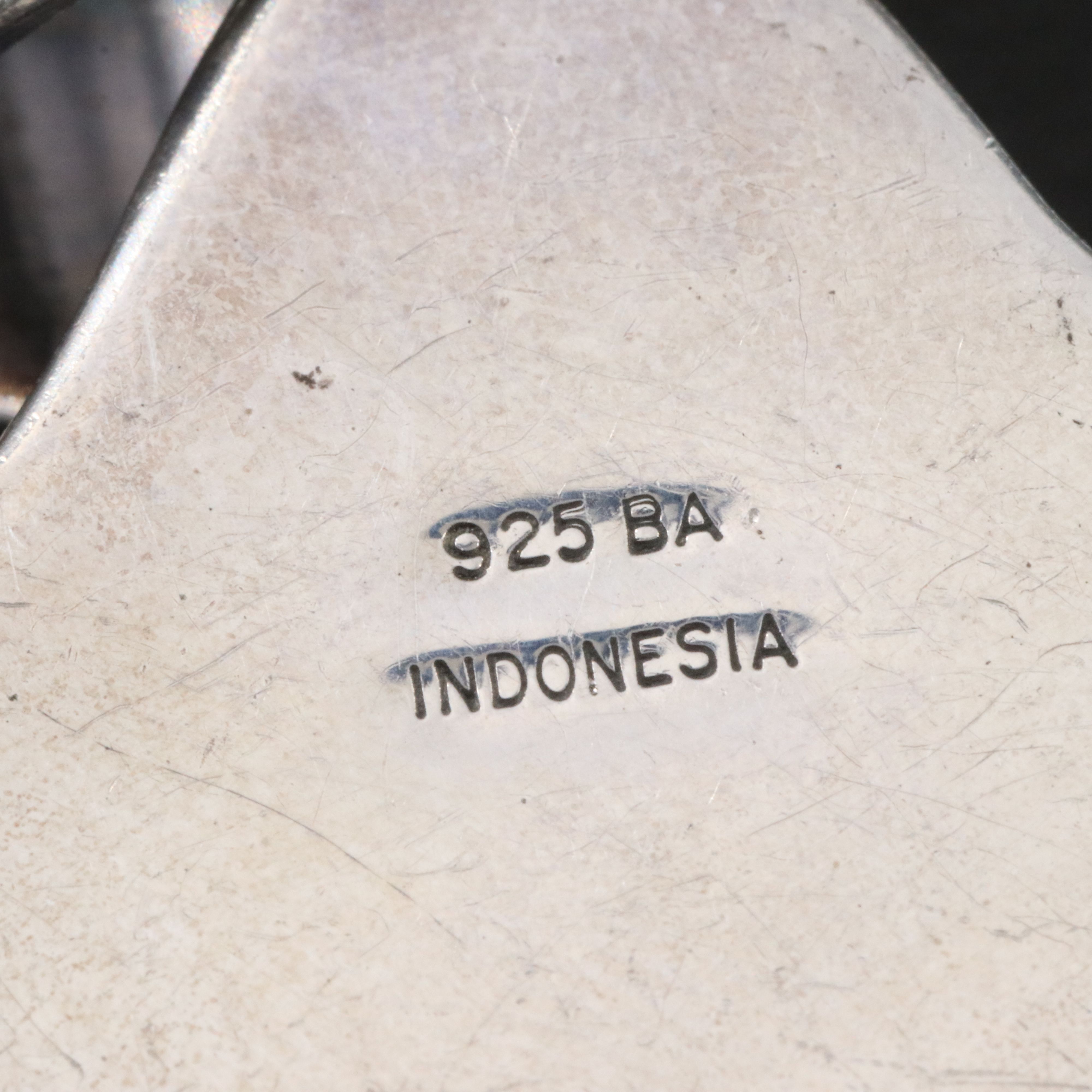 Sterling Quatrfoil Pendant with Wire Overlay