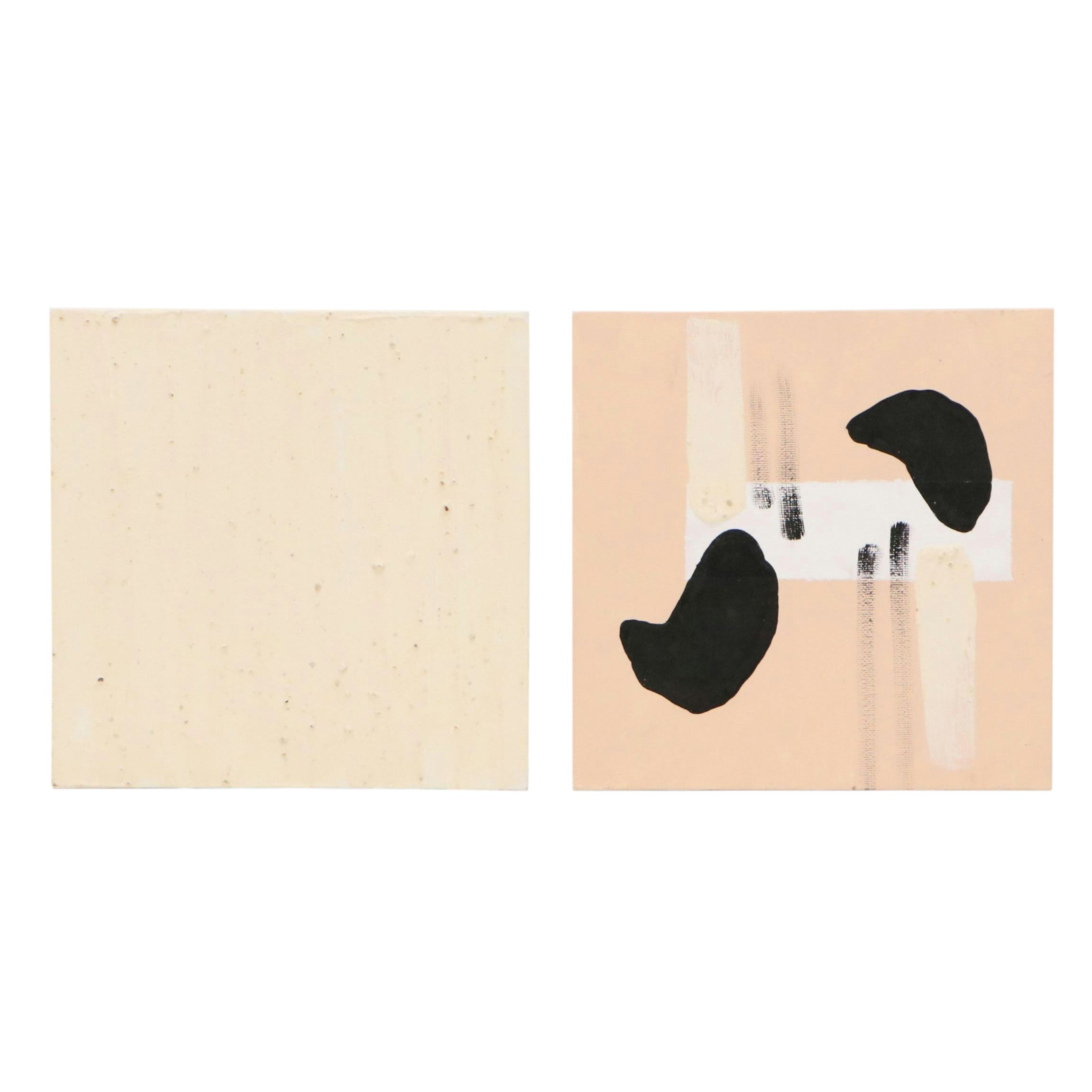 Abstract Expressionist Style Acrylic Paintings, 21st Century