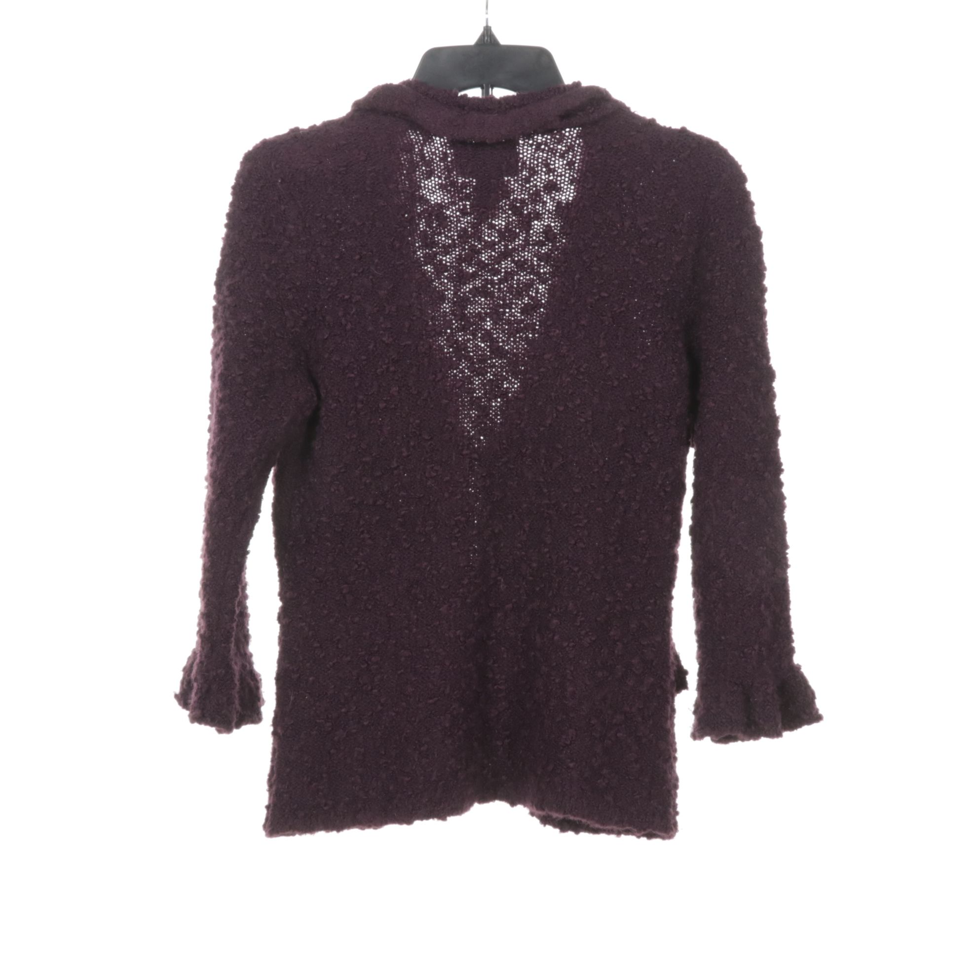 Cynthia Rowley Purple Cardigan & INC International Concepts Loop Cropped Sweater