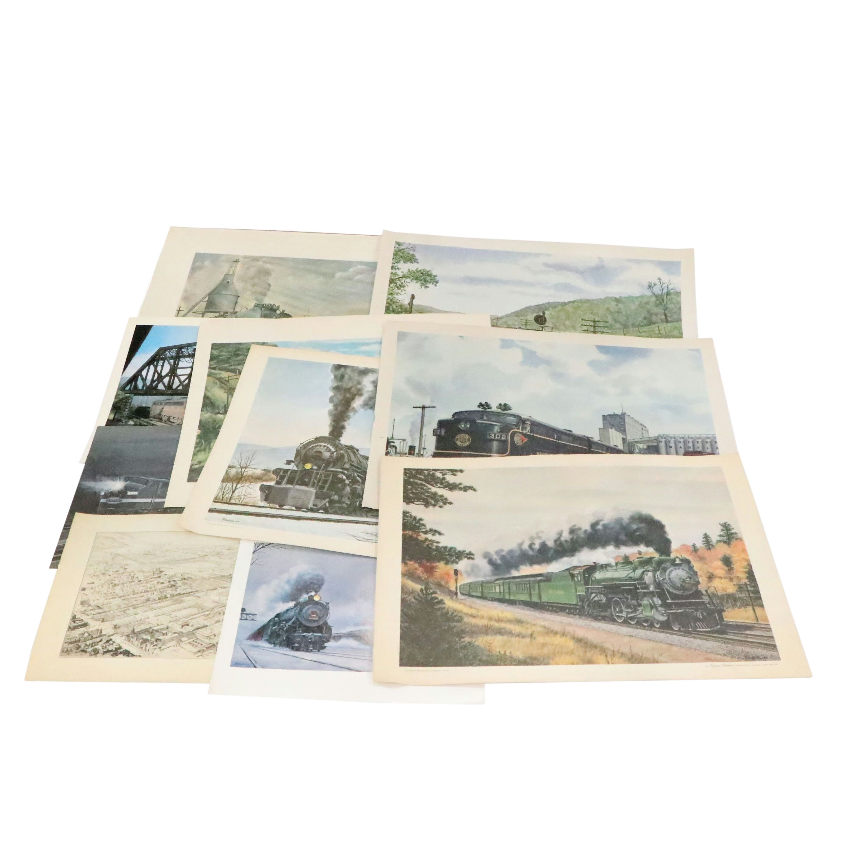 Howard Fogg, Ron Hatch, and More Train and Landscape Prints, 20th Century