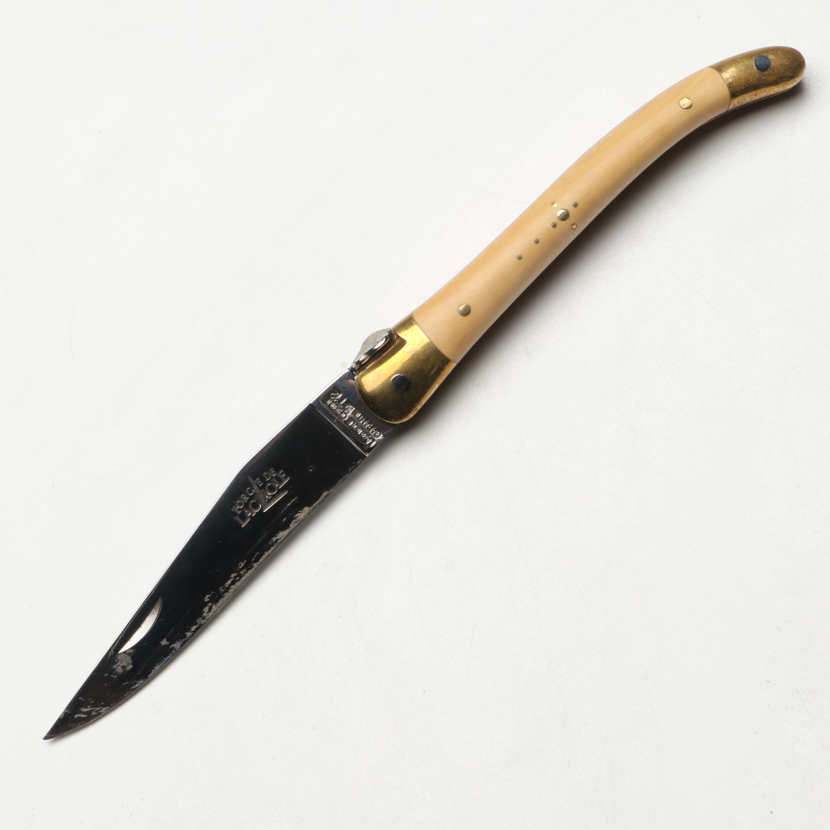 Forge de Laguiole French Wooden Handled Folding Knife