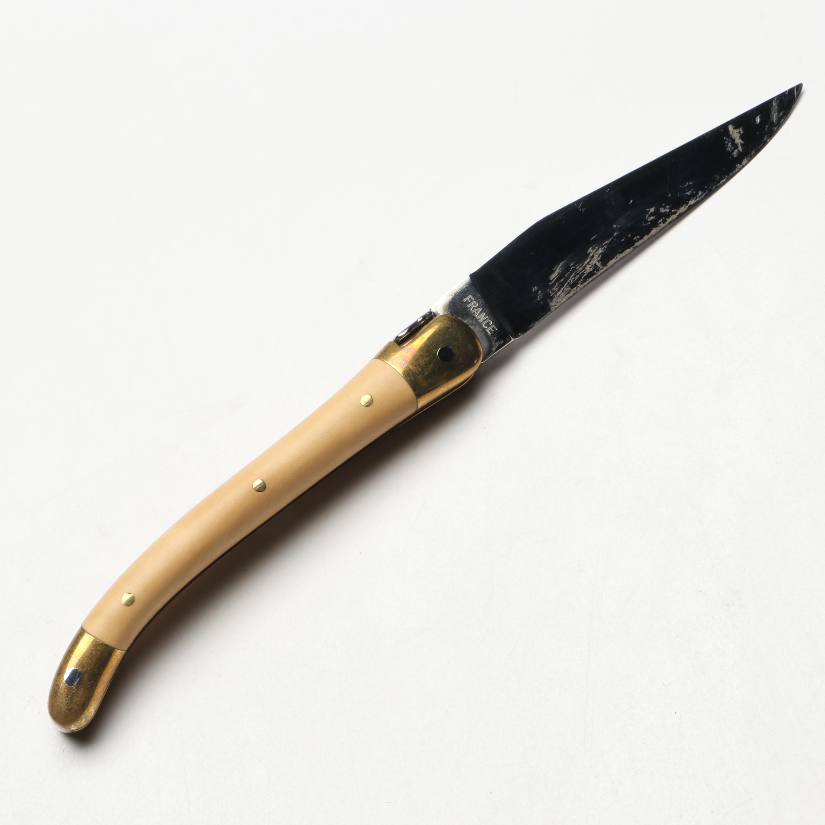 Forge de Laguiole French Wooden Handled Folding Knife