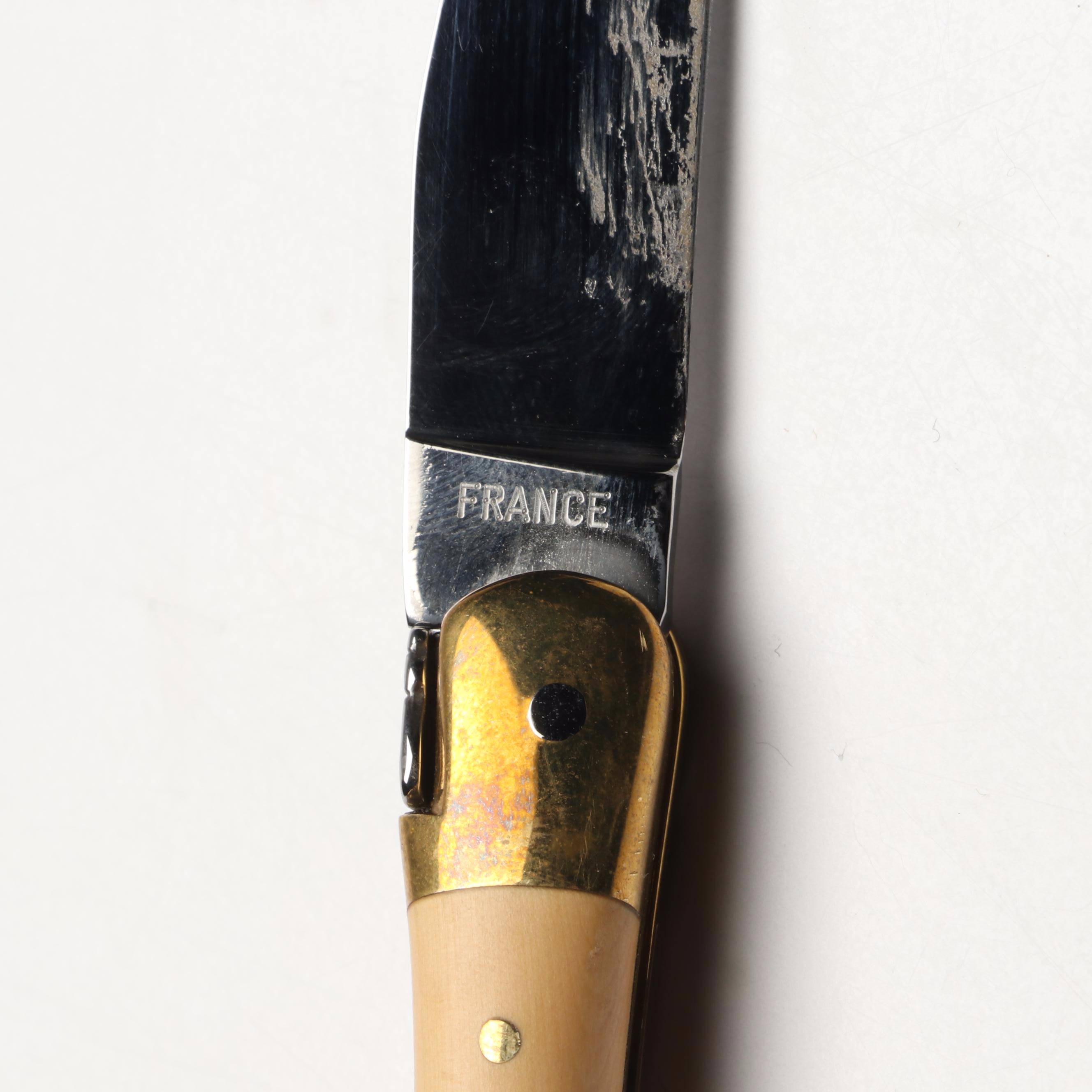 Forge de Laguiole French Wooden Handled Folding Knife