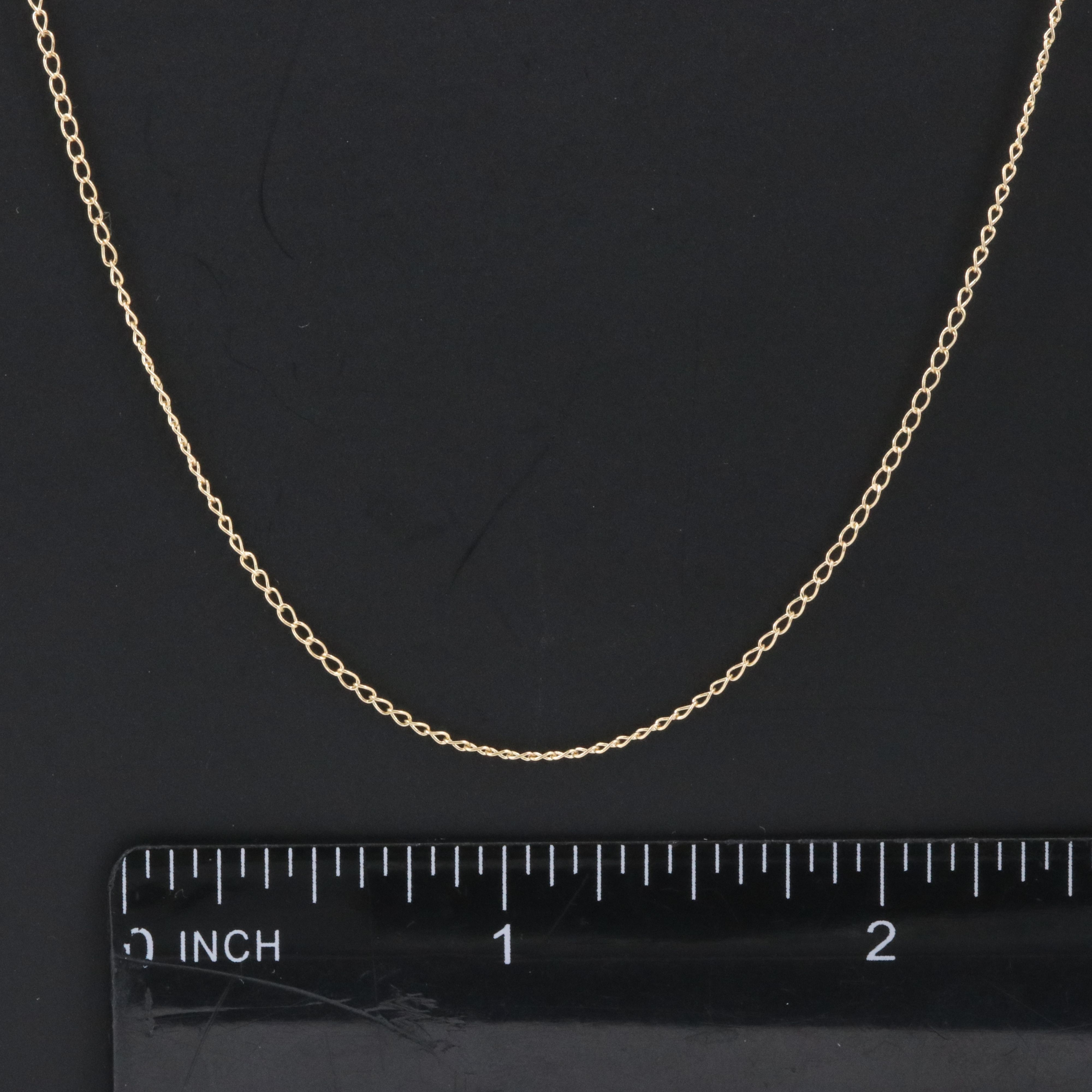 14K Curb Chain Necklace