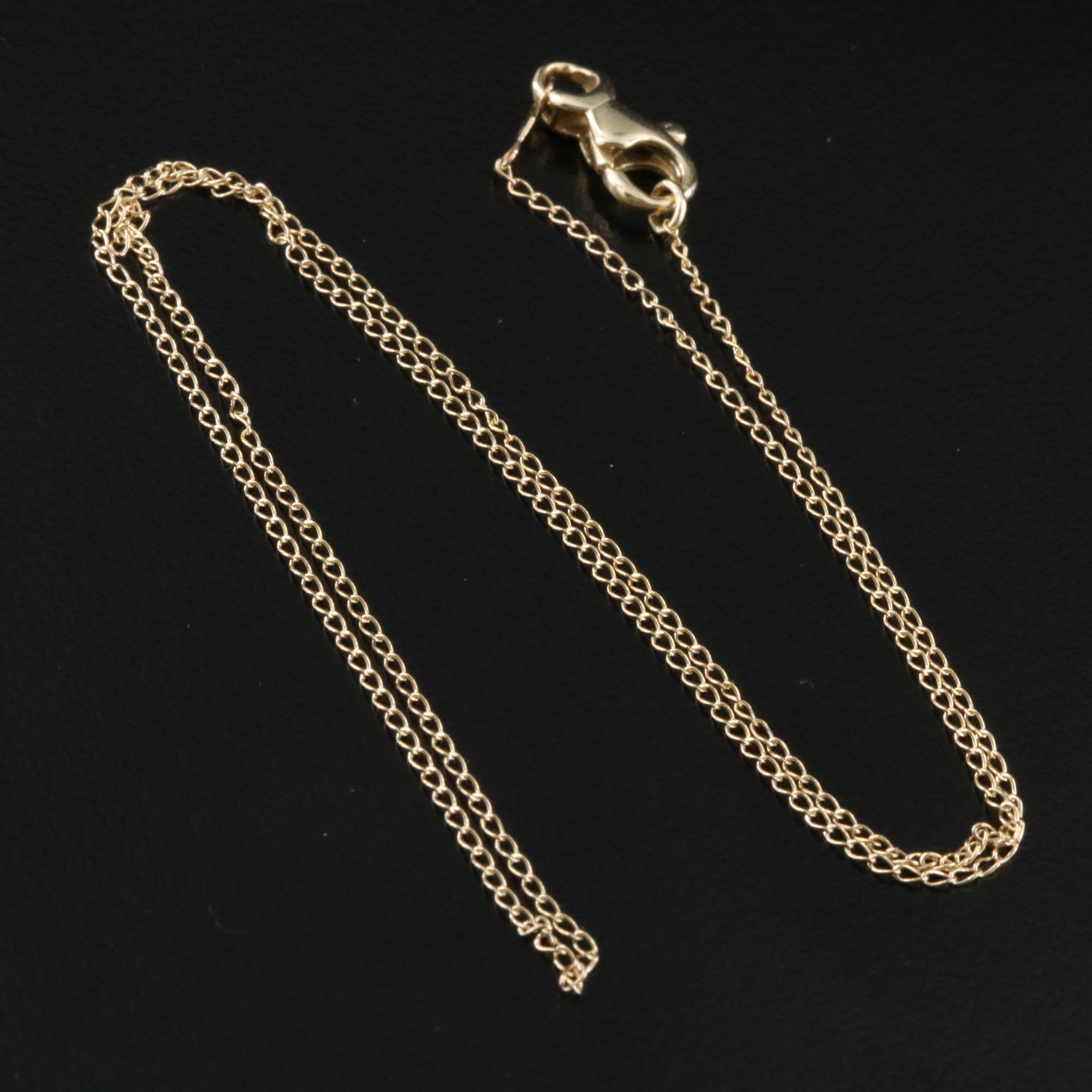 14K Curb Chain Necklace