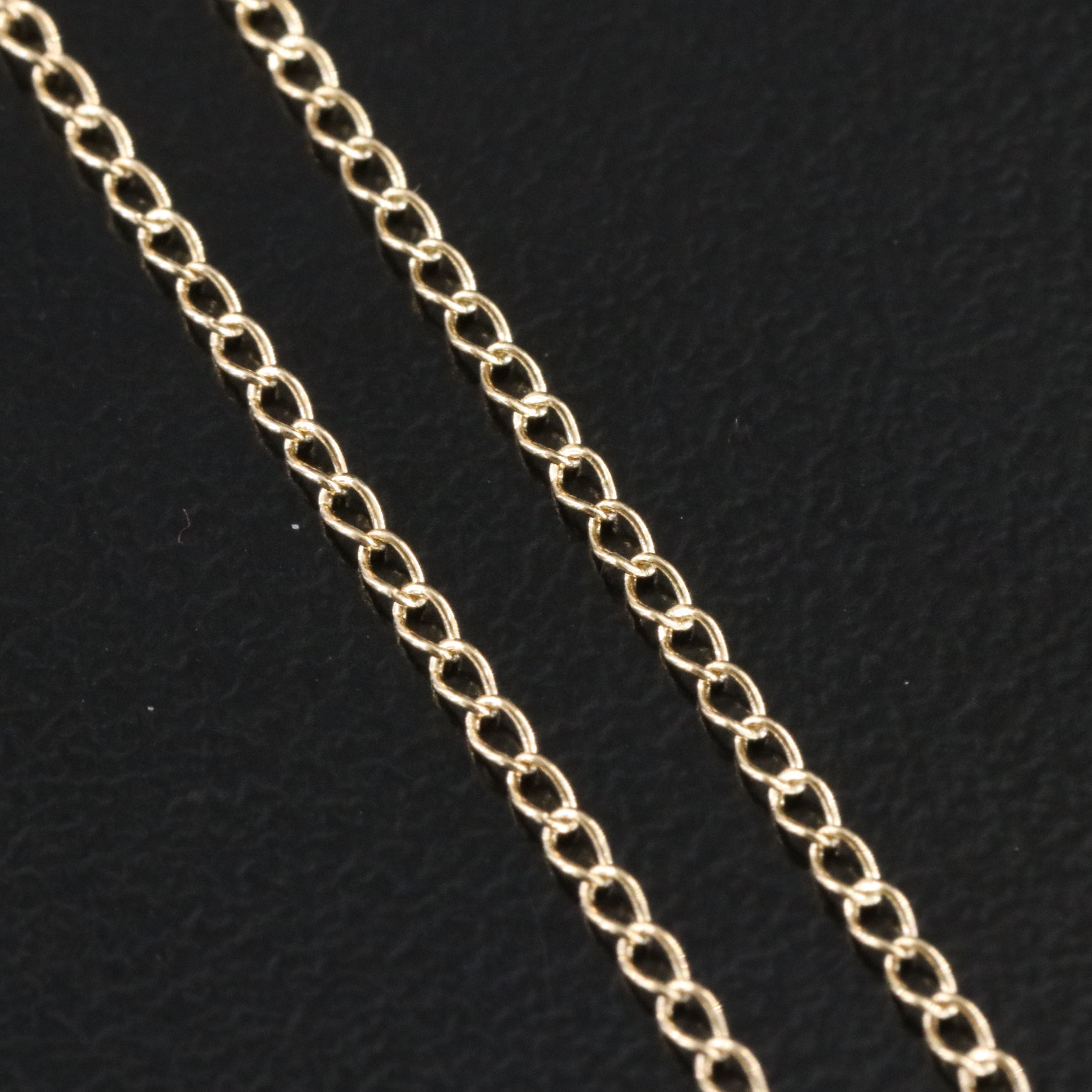 14K Curb Chain Necklace