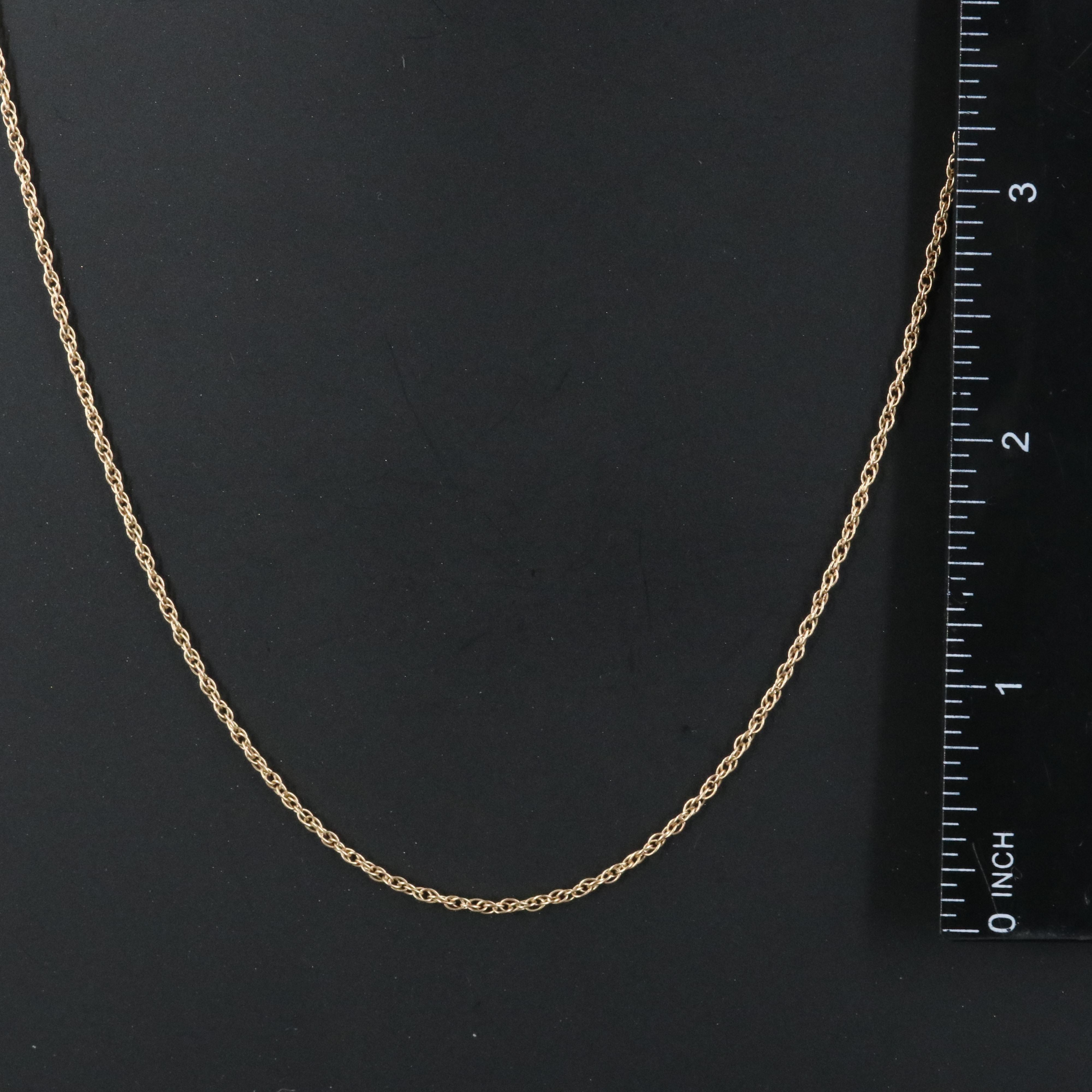 14K French Rope Chain Necklace