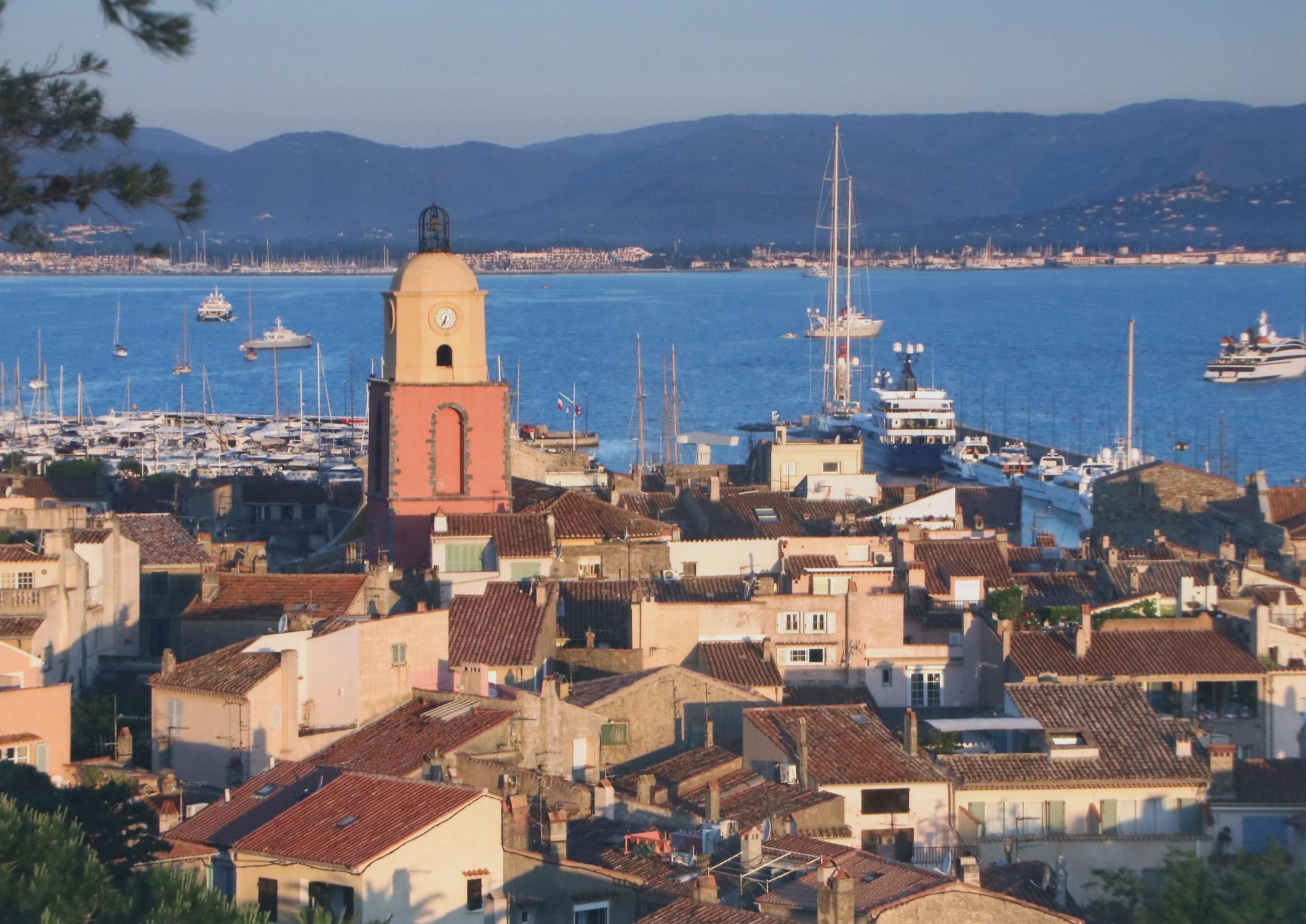Digital Chromogenic Print of Saint-Tropez Skyline, Late 20th Century