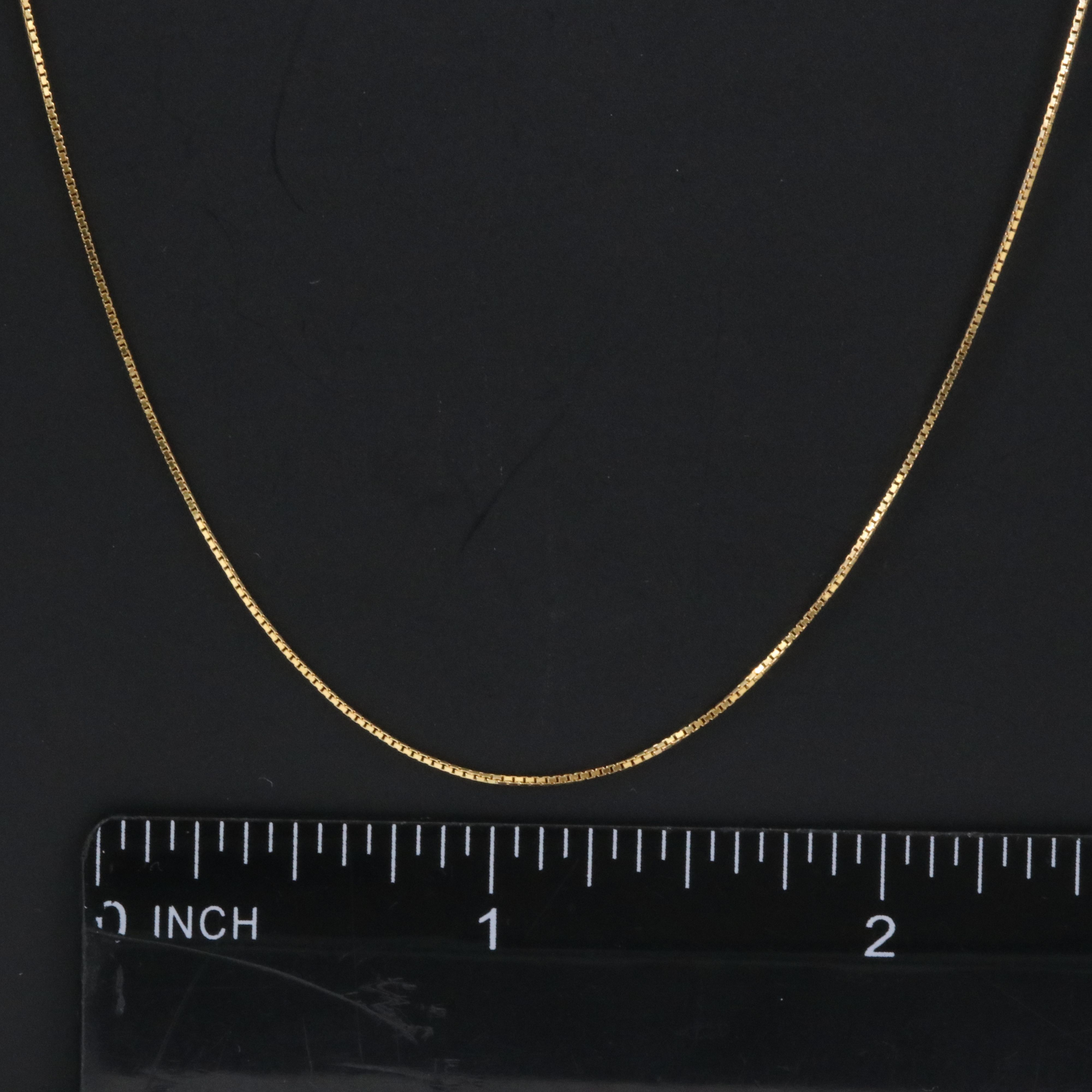 14K Box Chain Necklace