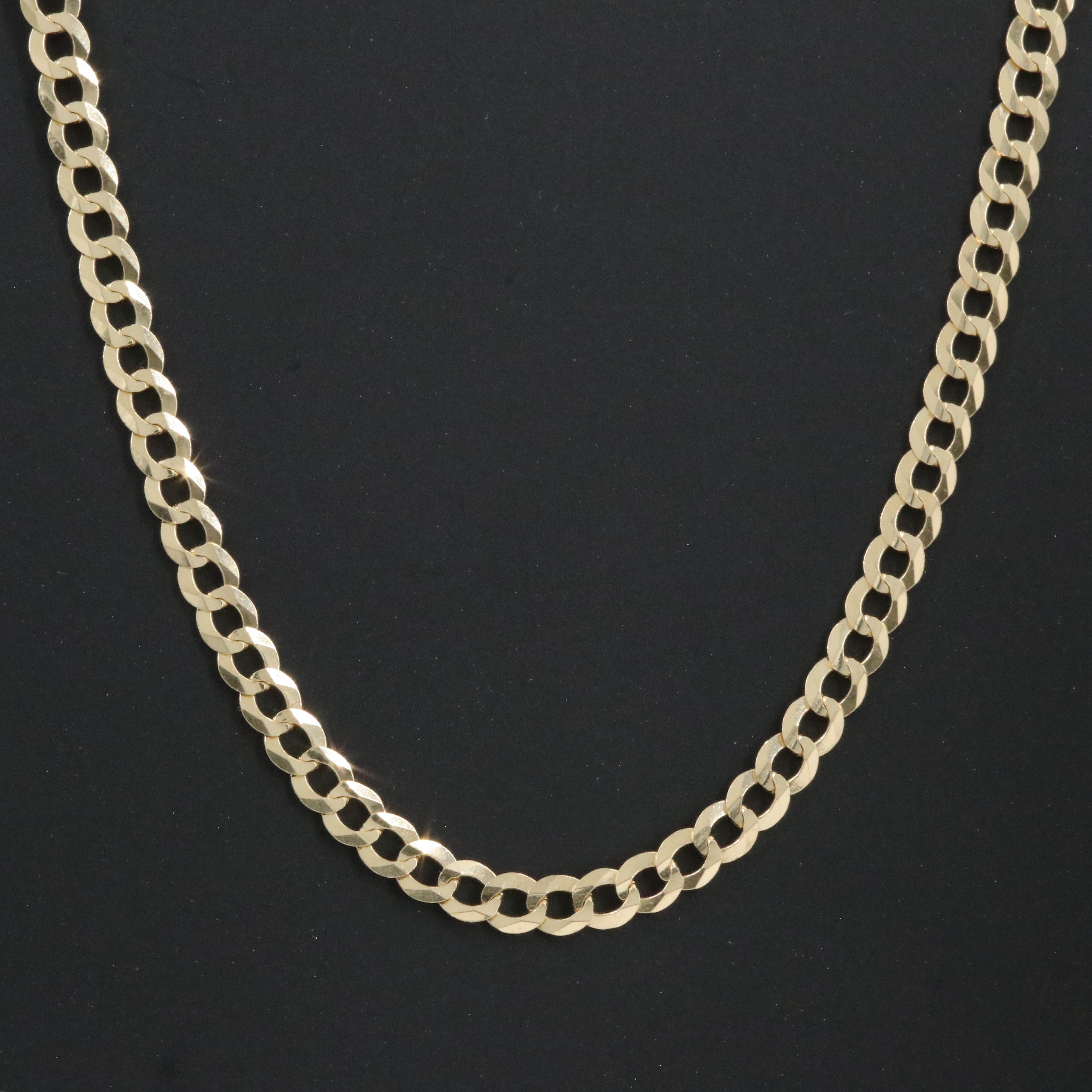 14K Curb Chain Necklace