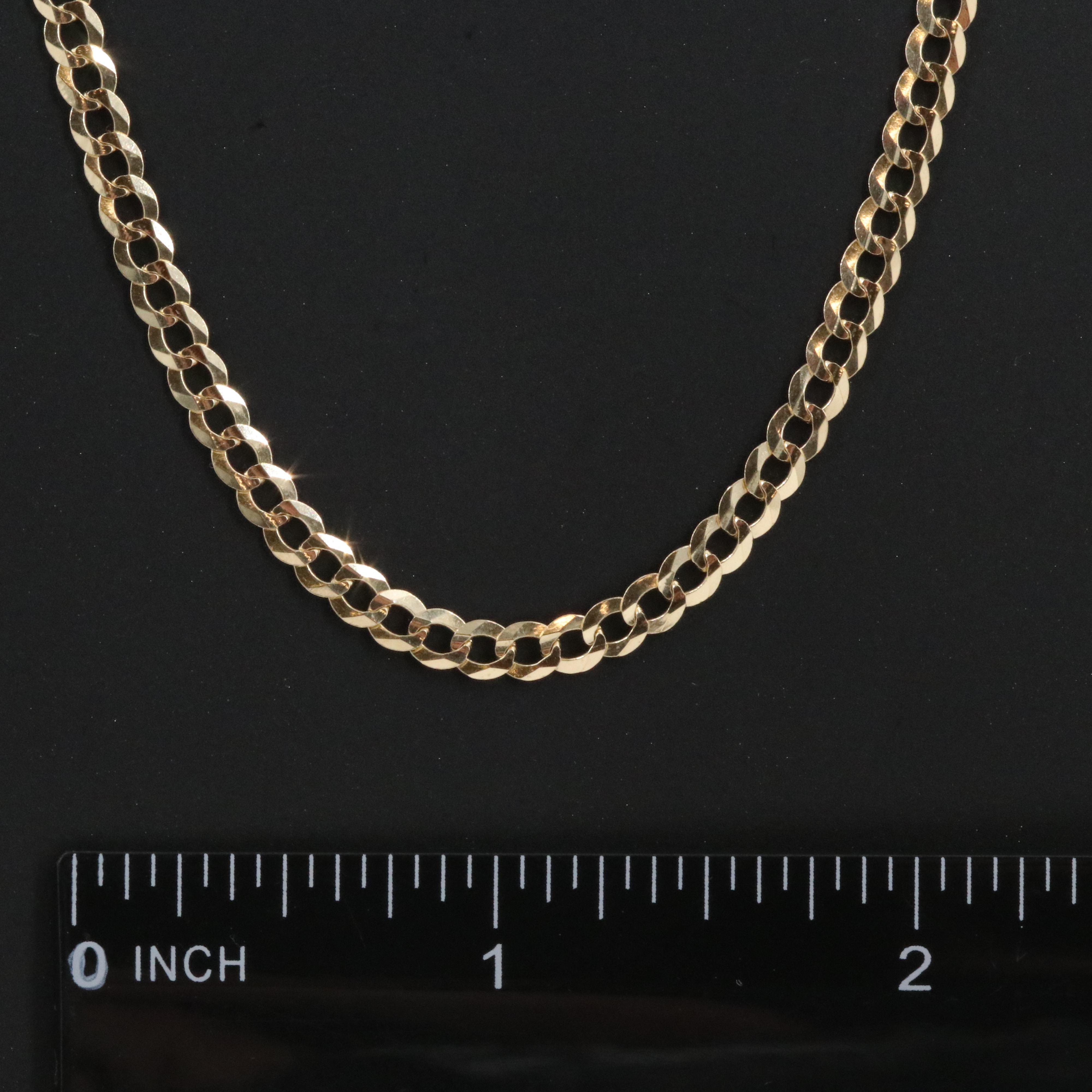 14K Curb Chain Necklace