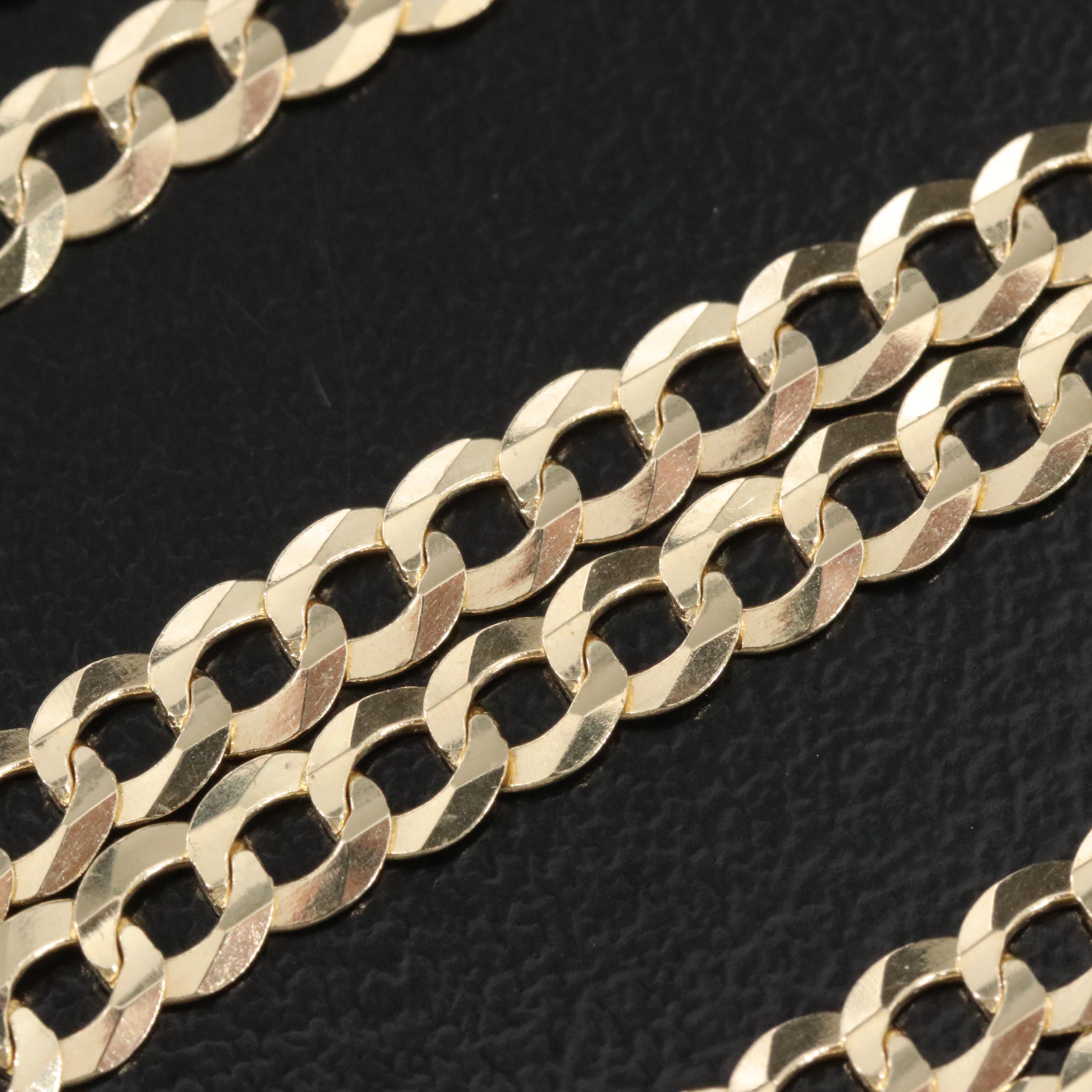 14K Curb Chain Necklace