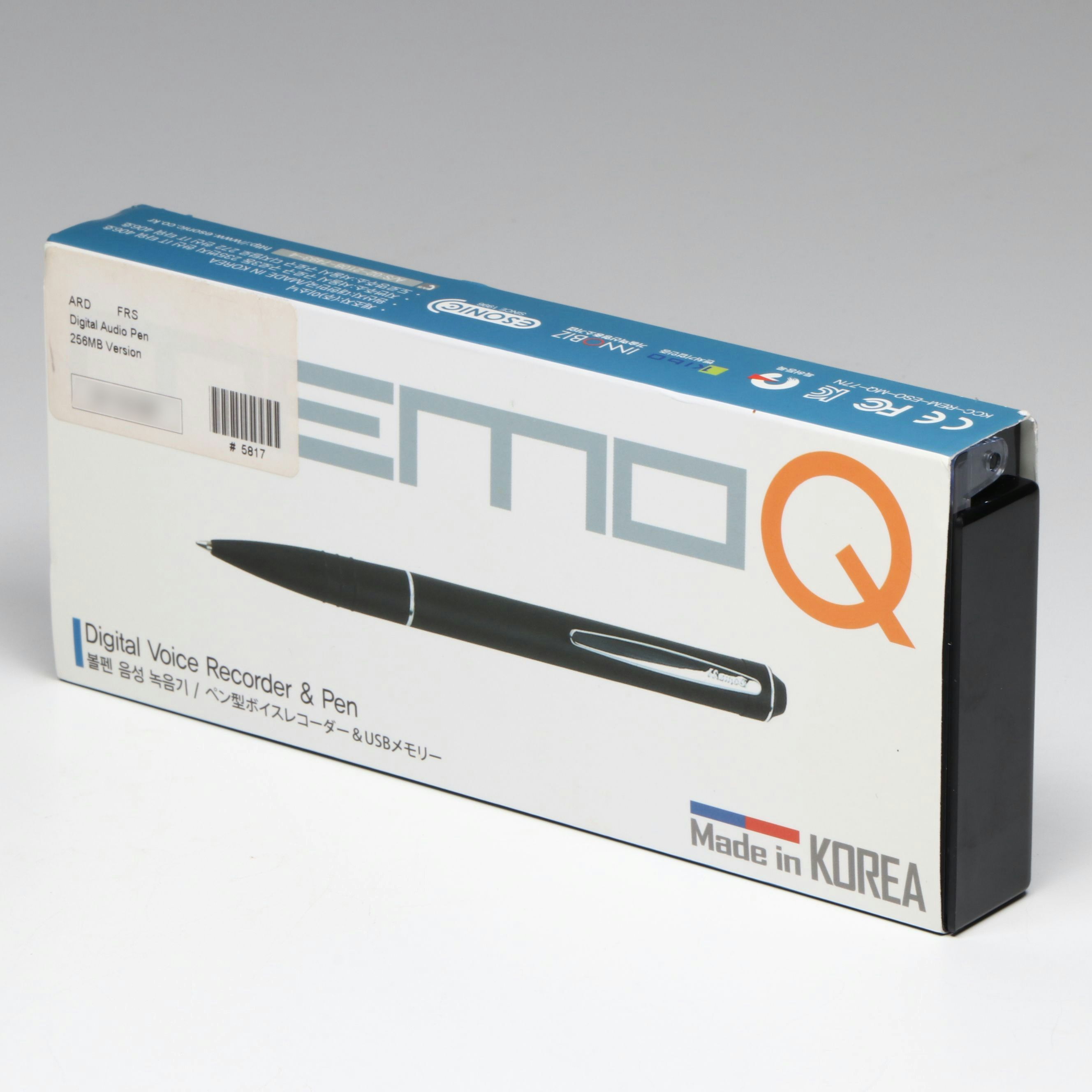 MemoQ Digital Voice Recorder and Ballpoint Pen
