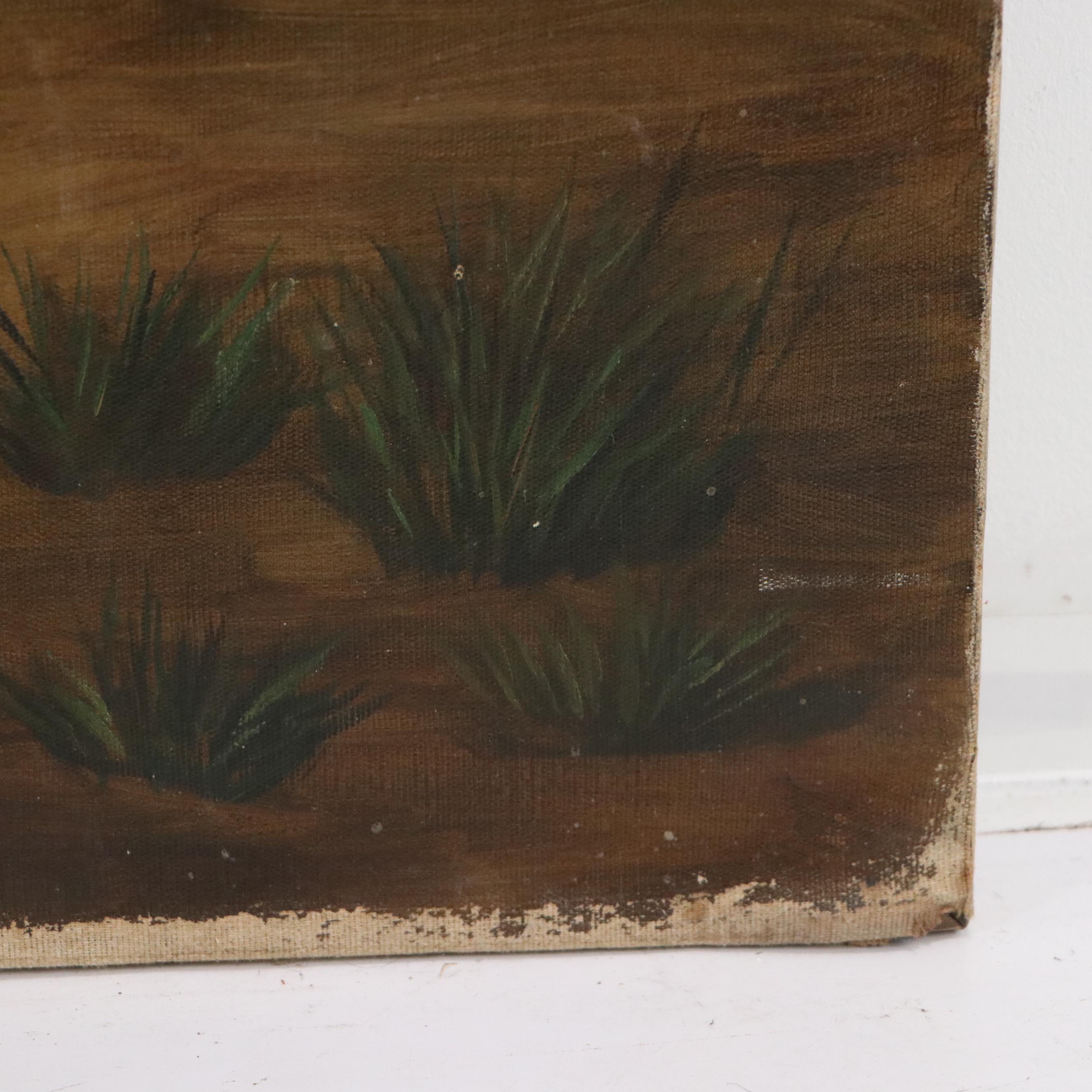 Copy Oil Painting After Pierre-Auguste Cot "The Storm"