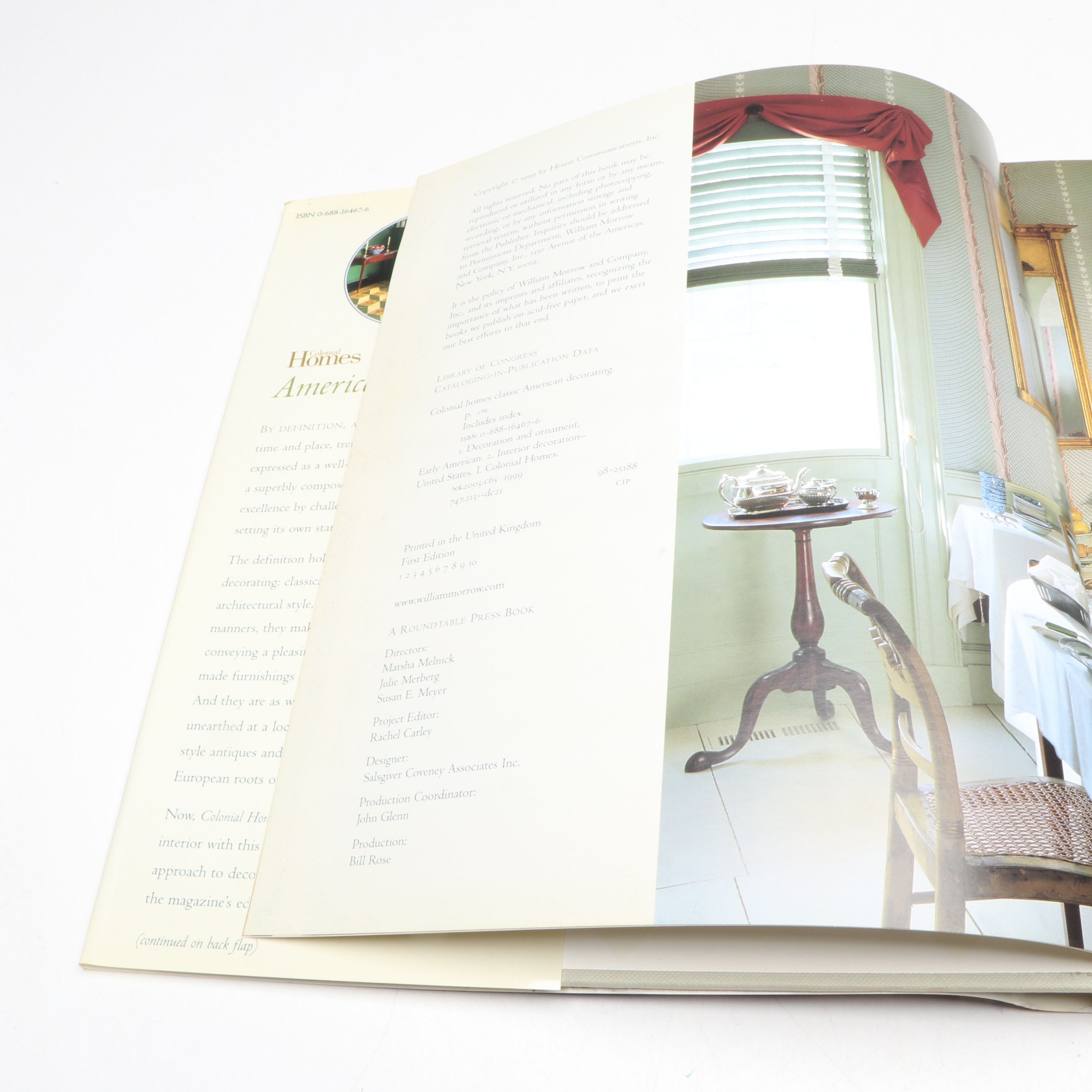 Colonial Homes "Classic American Decorating" and More Interior Design  Books