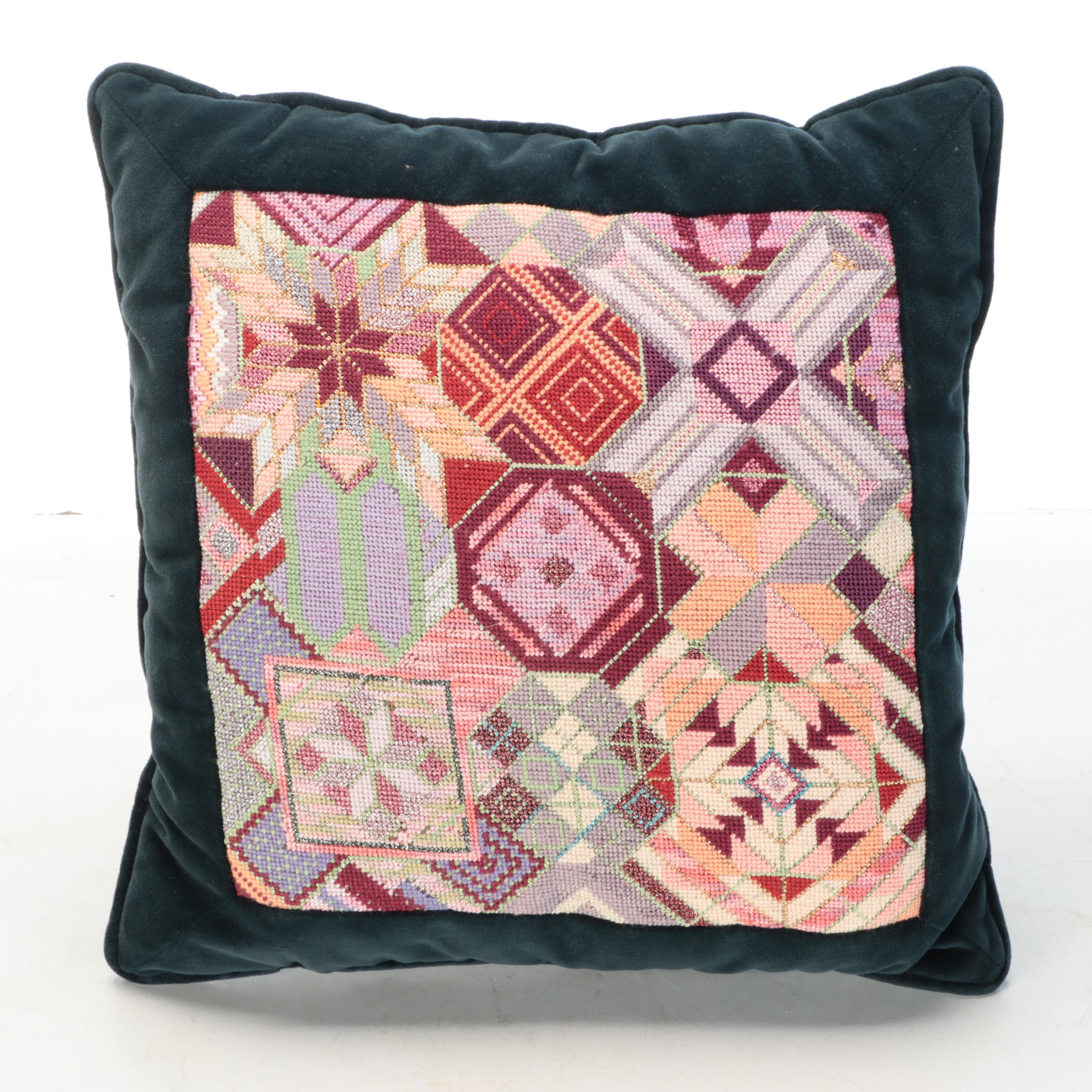 Cowrie Shell Pillow Cases with Assorted Accent Pillows