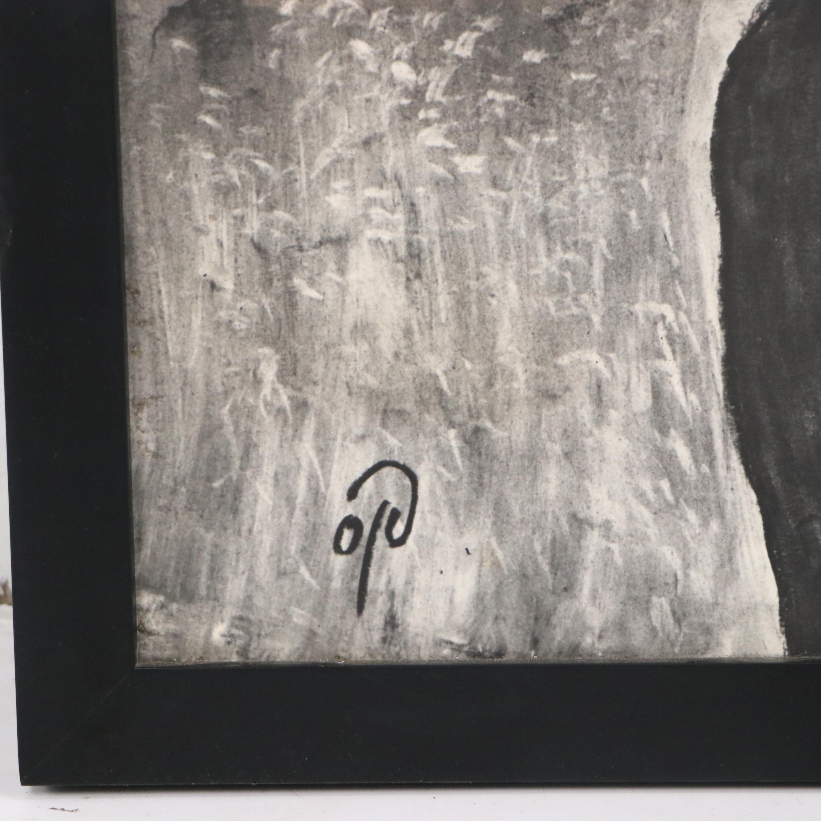 Giclée After Otto Pankok Portrait of Bearded Man, 21st Century