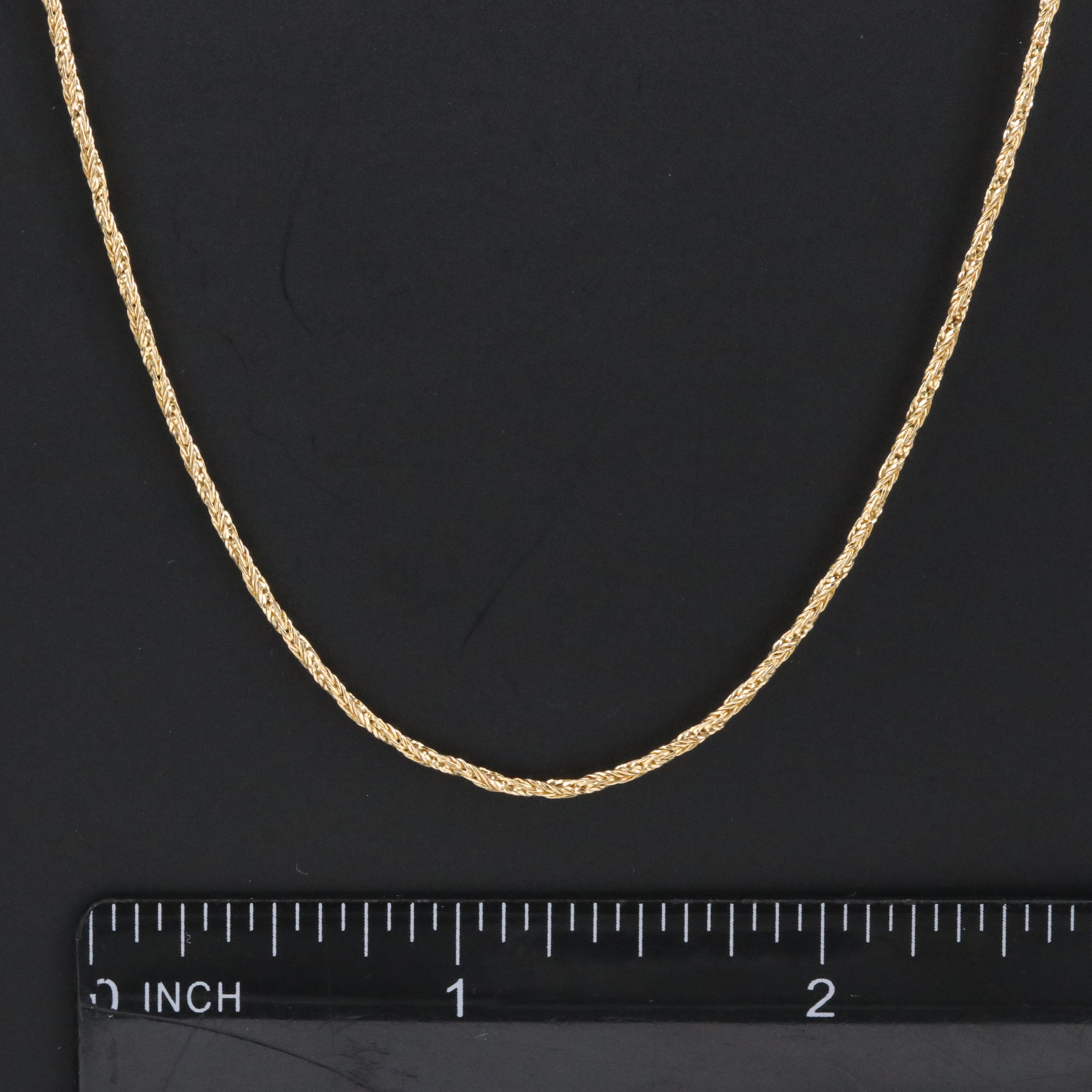 14K Foxtail Chain Necklace