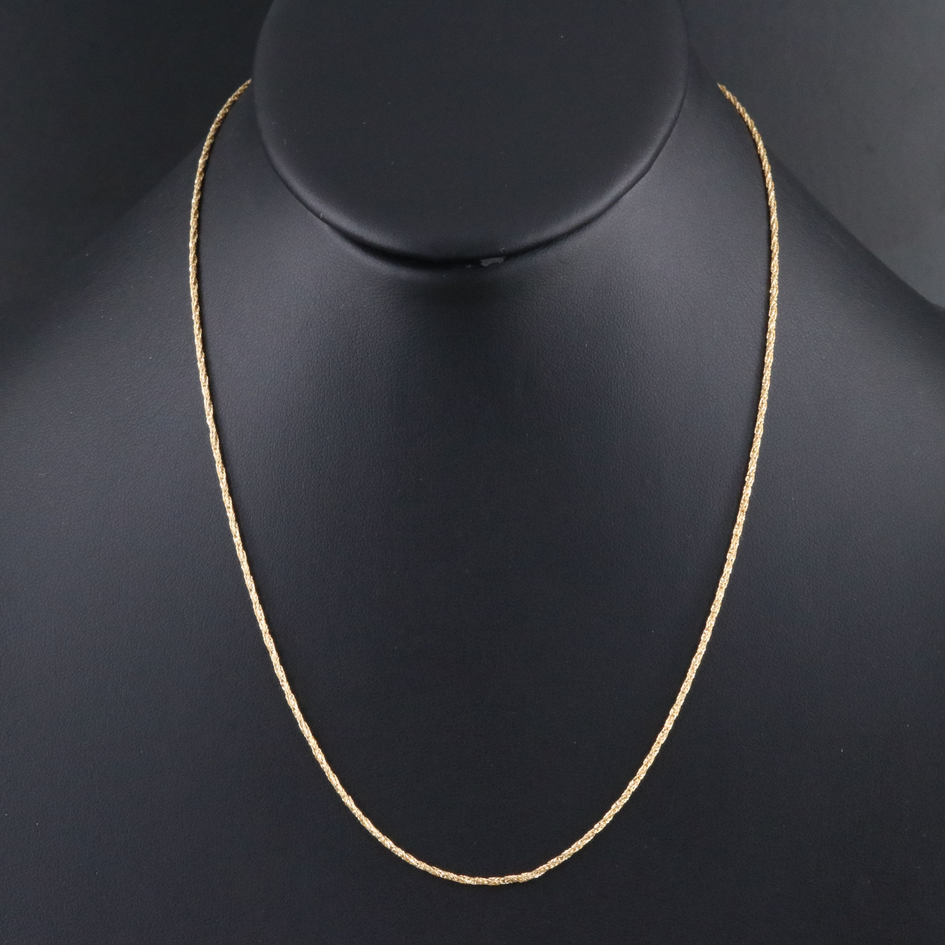 14K Foxtail Chain Necklace