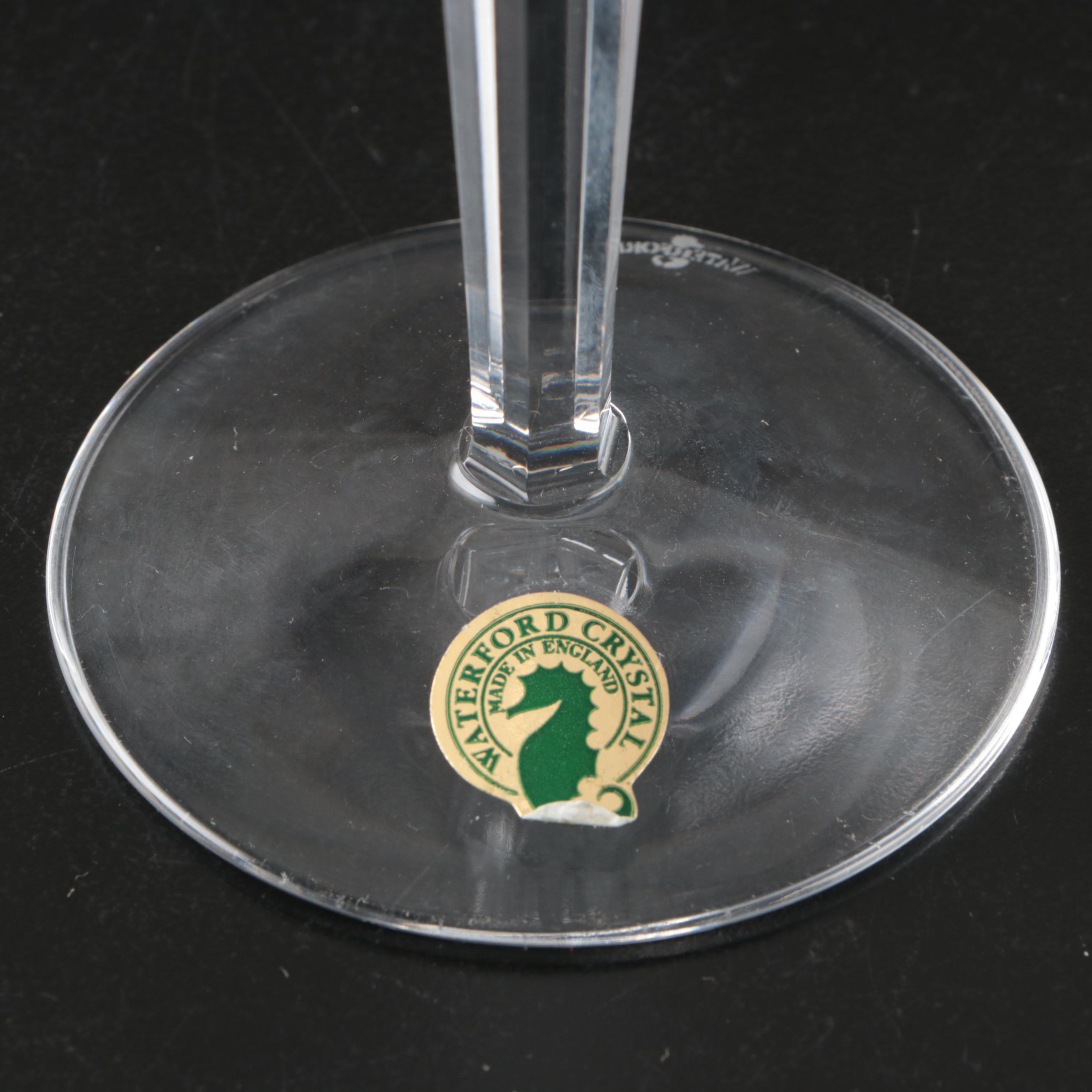 Waterford Crystal Millennium Series Fluted Champagne Glasses