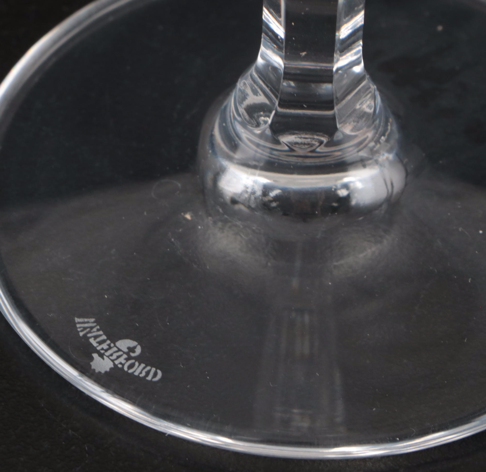 Waterford Crystal Millennium Series Fluted Champagne Glasses