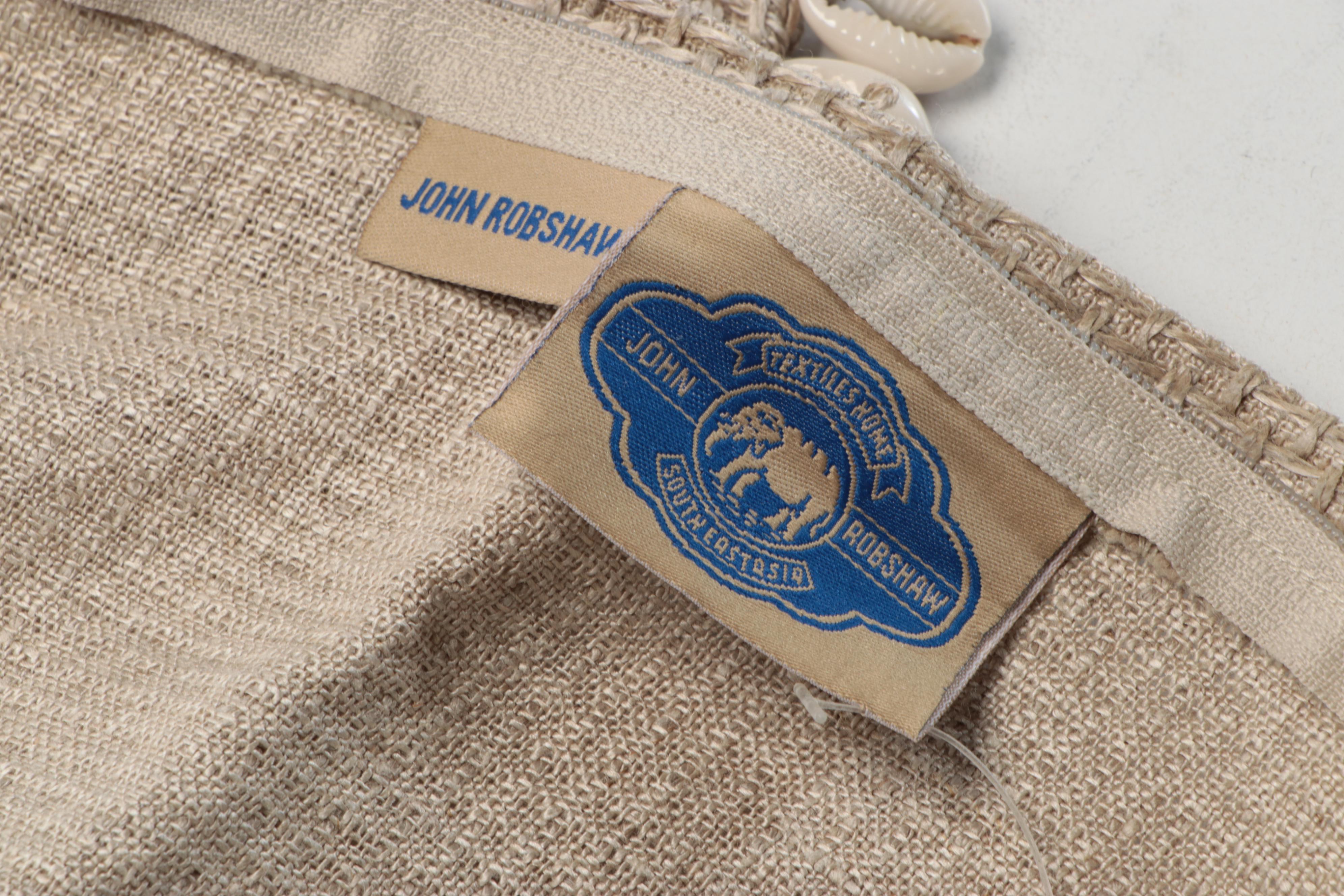 Cowrie Shell Pillow Cases with Assorted Accent Pillows