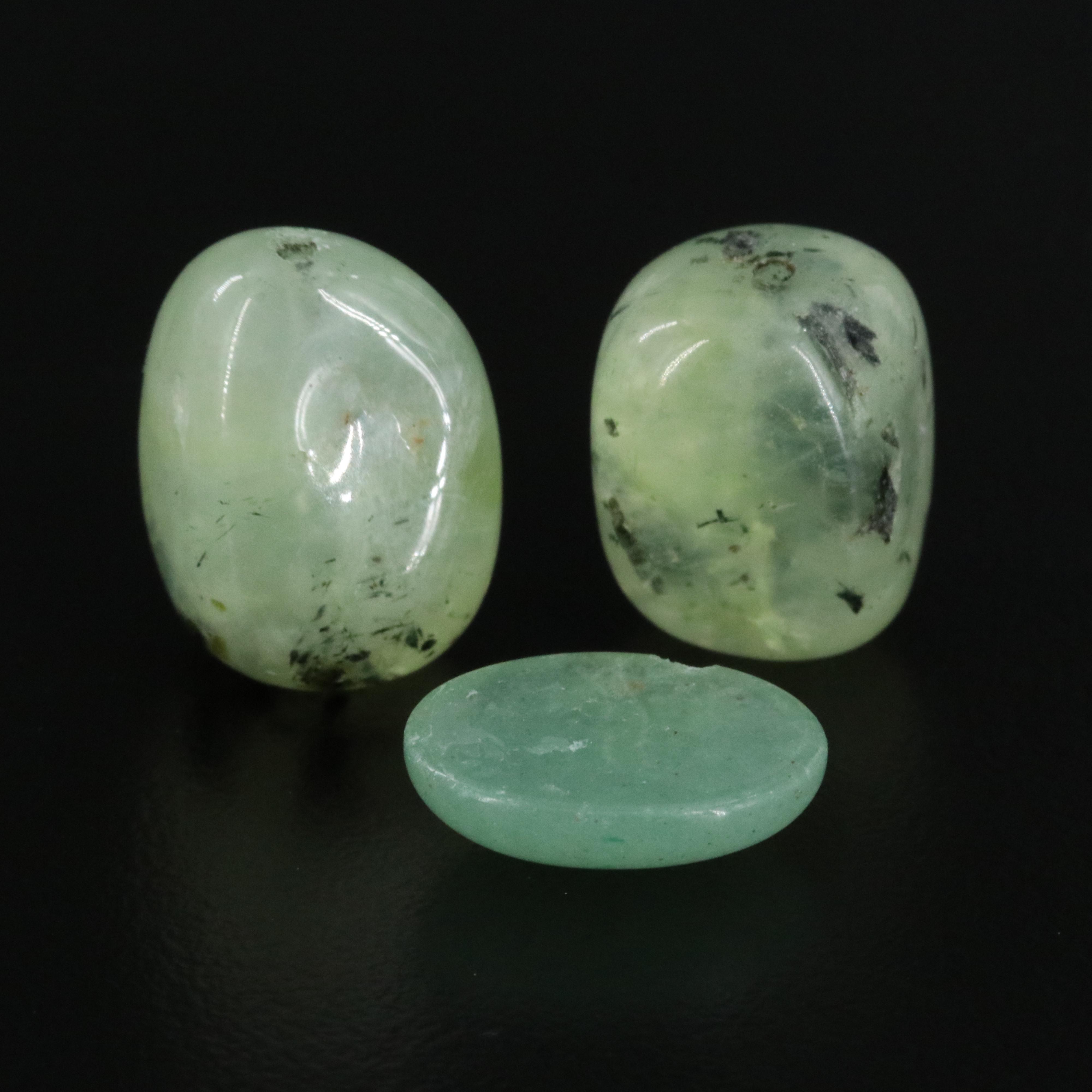 Loose Jadeite, Prehnite and Serpentine