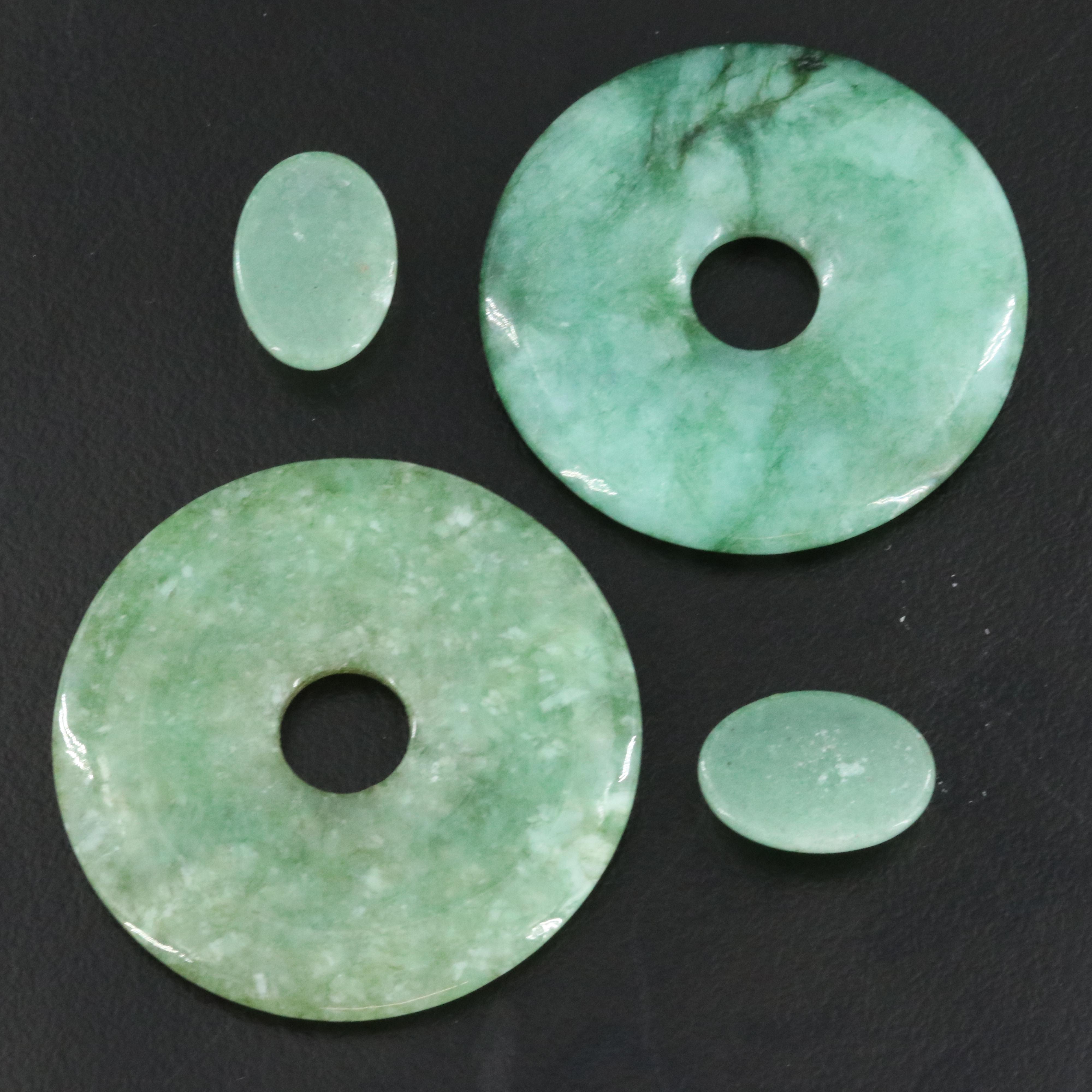 Loose Jadeite, Prehnite and Serpentine