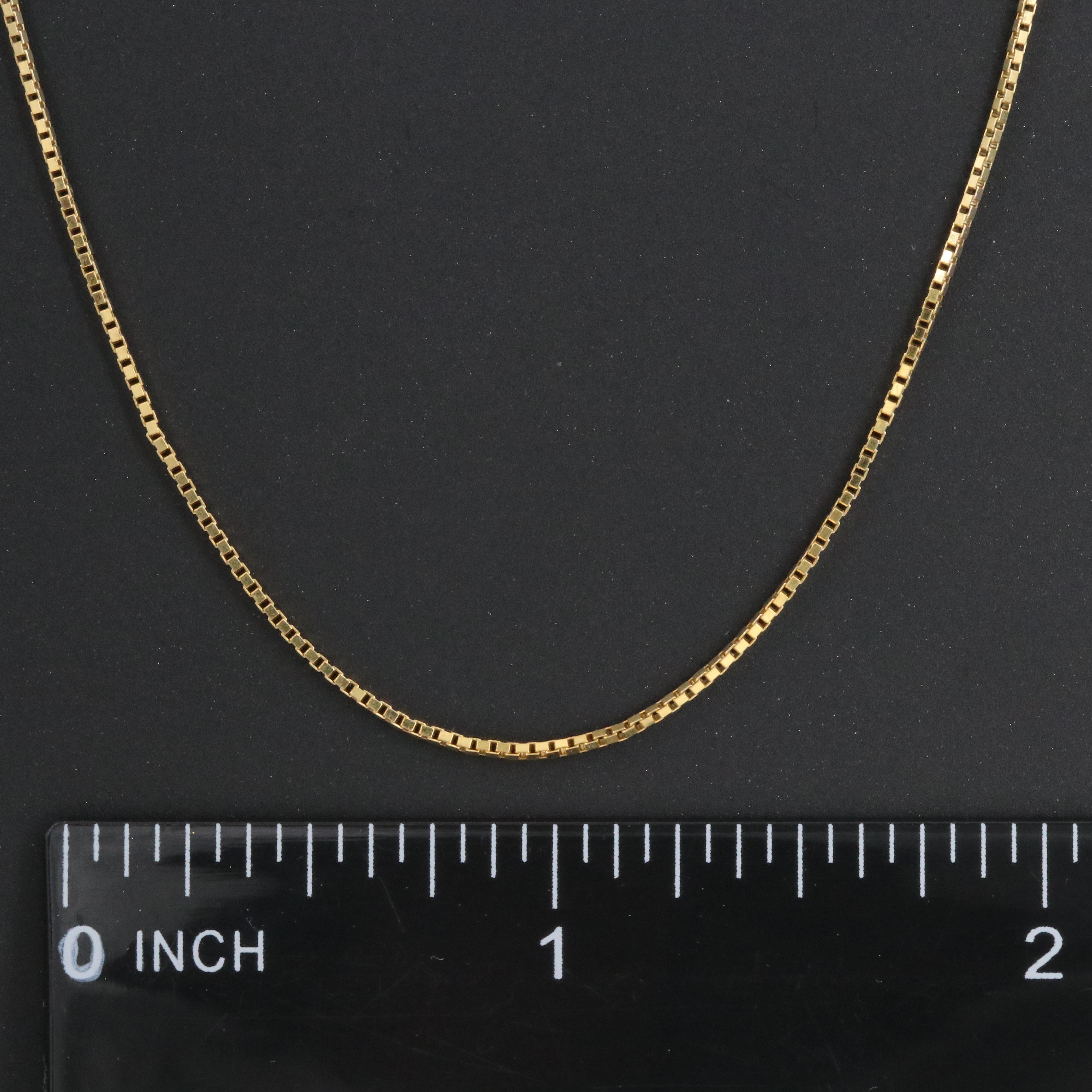 14K Box Chain Necklace Necklace