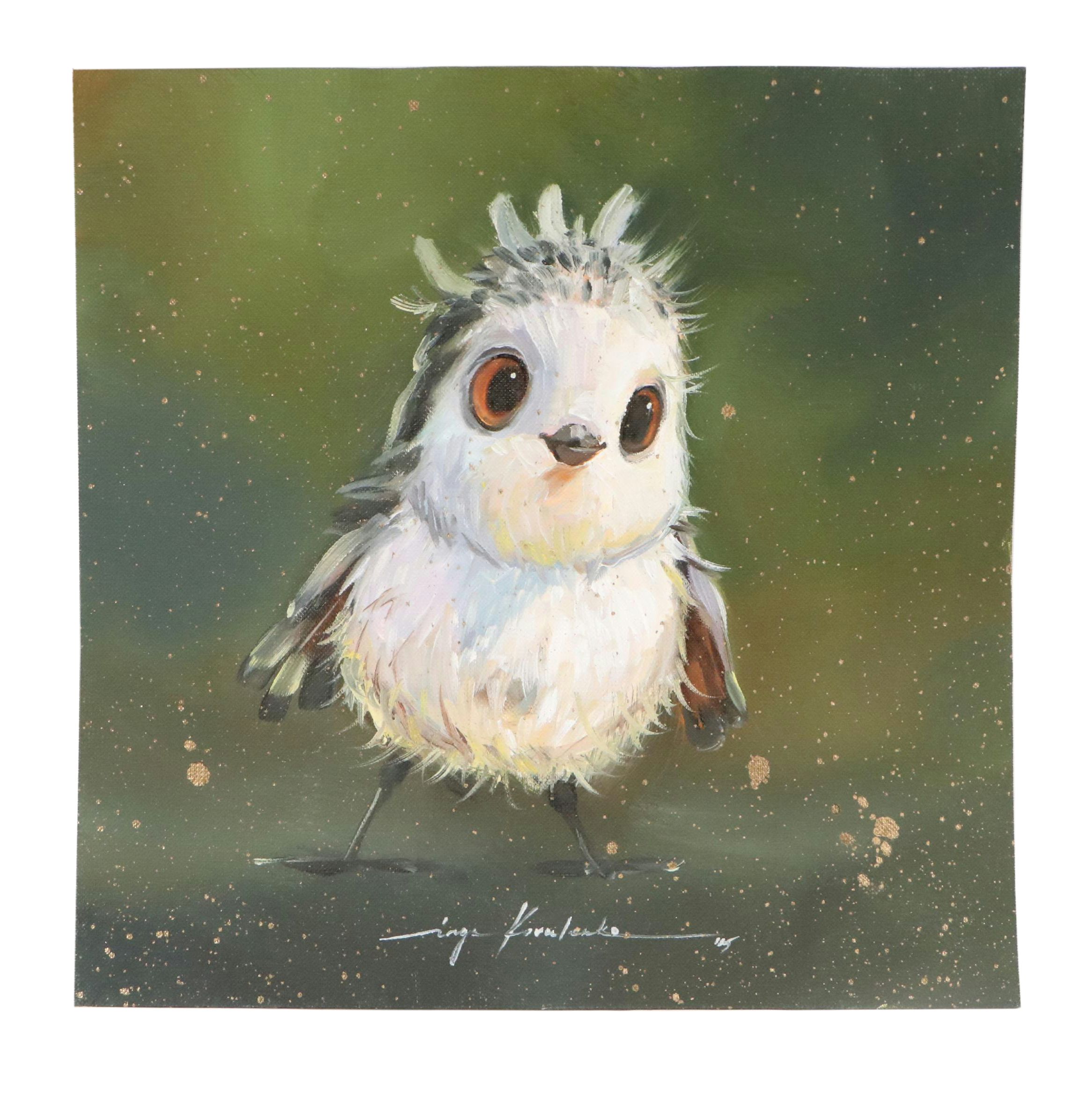 Inga Kovalenko Oil Painting of Bird, 2025