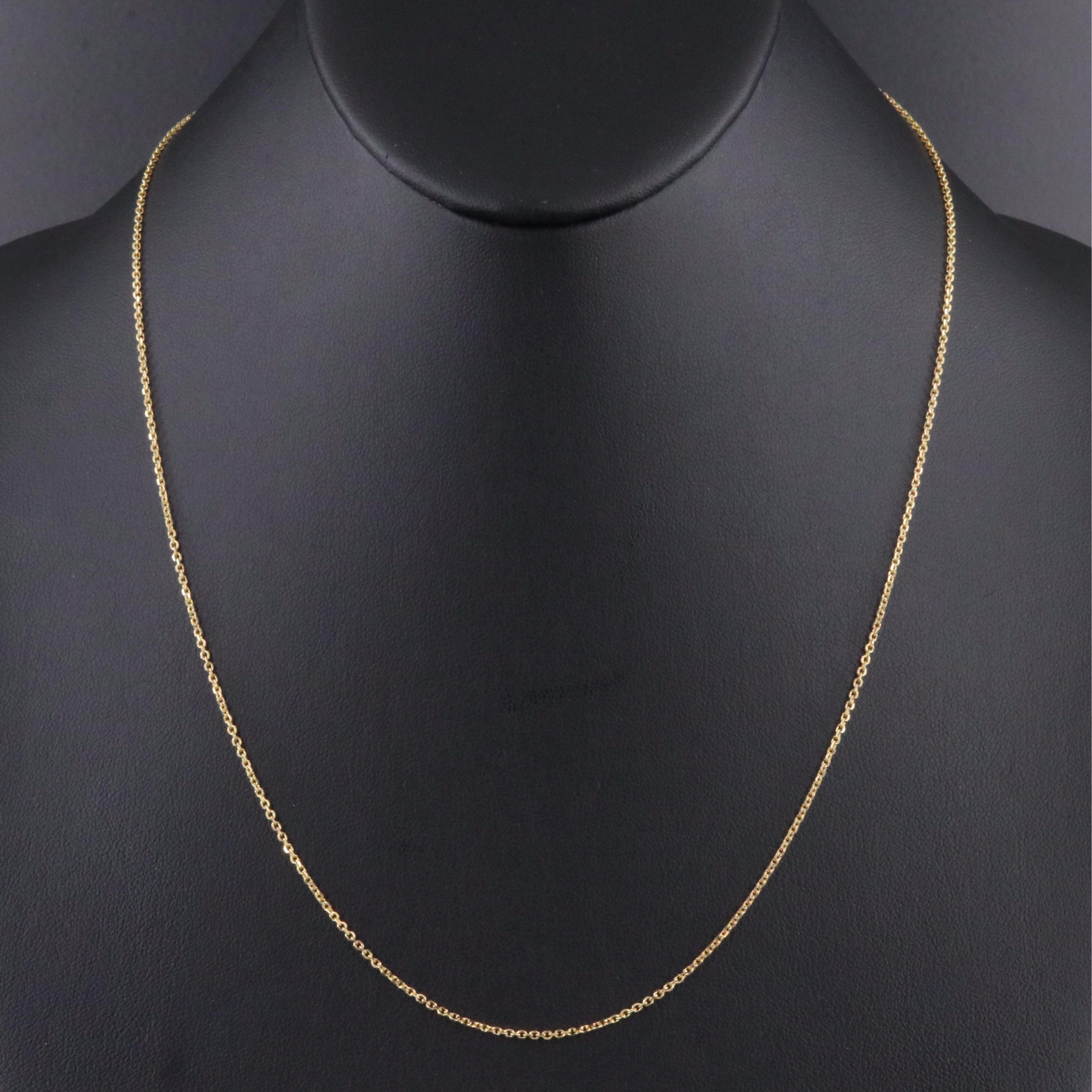 14K Cable Chain Necklace