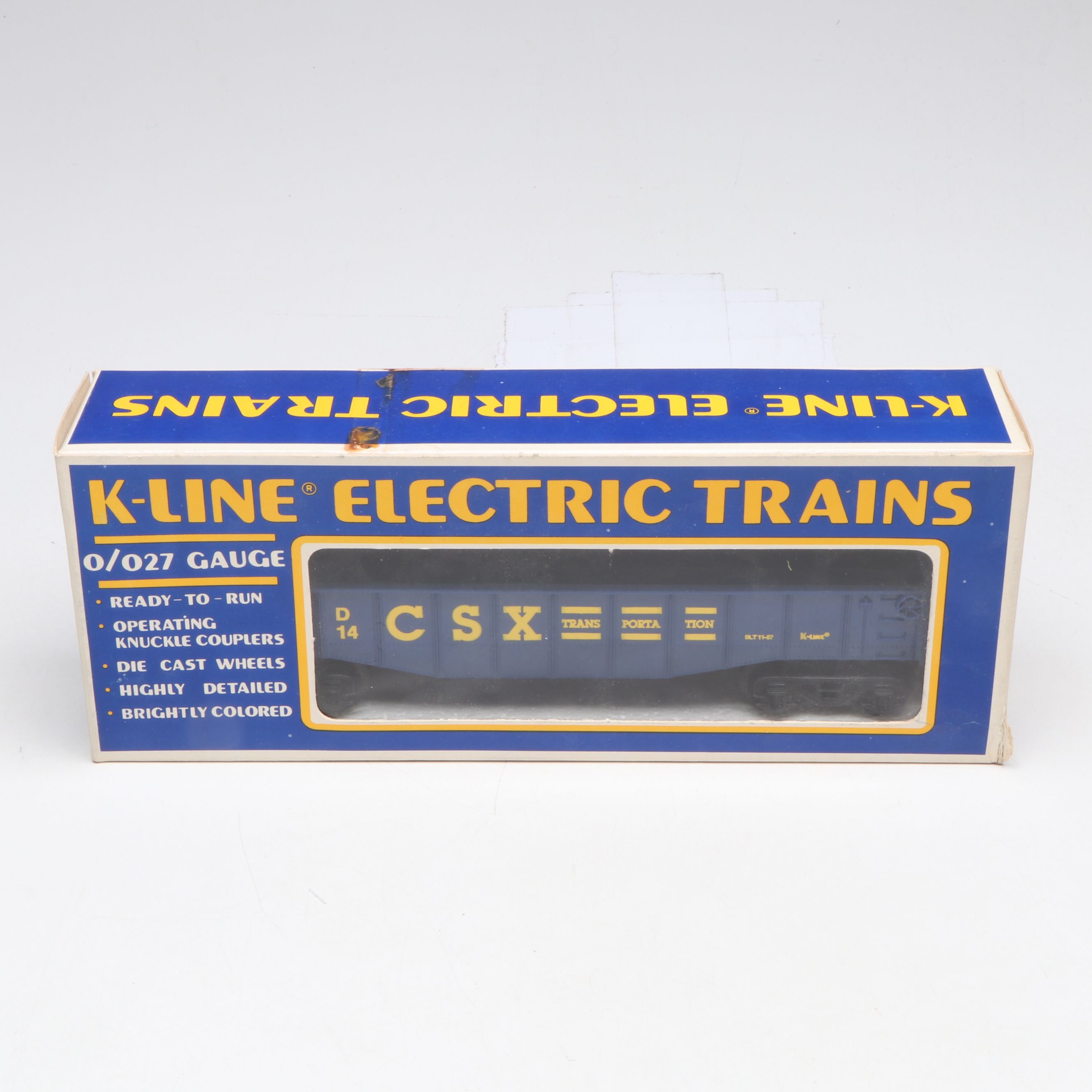 K-Line Tank Car, Automobile Car and More O Scale Train Cars