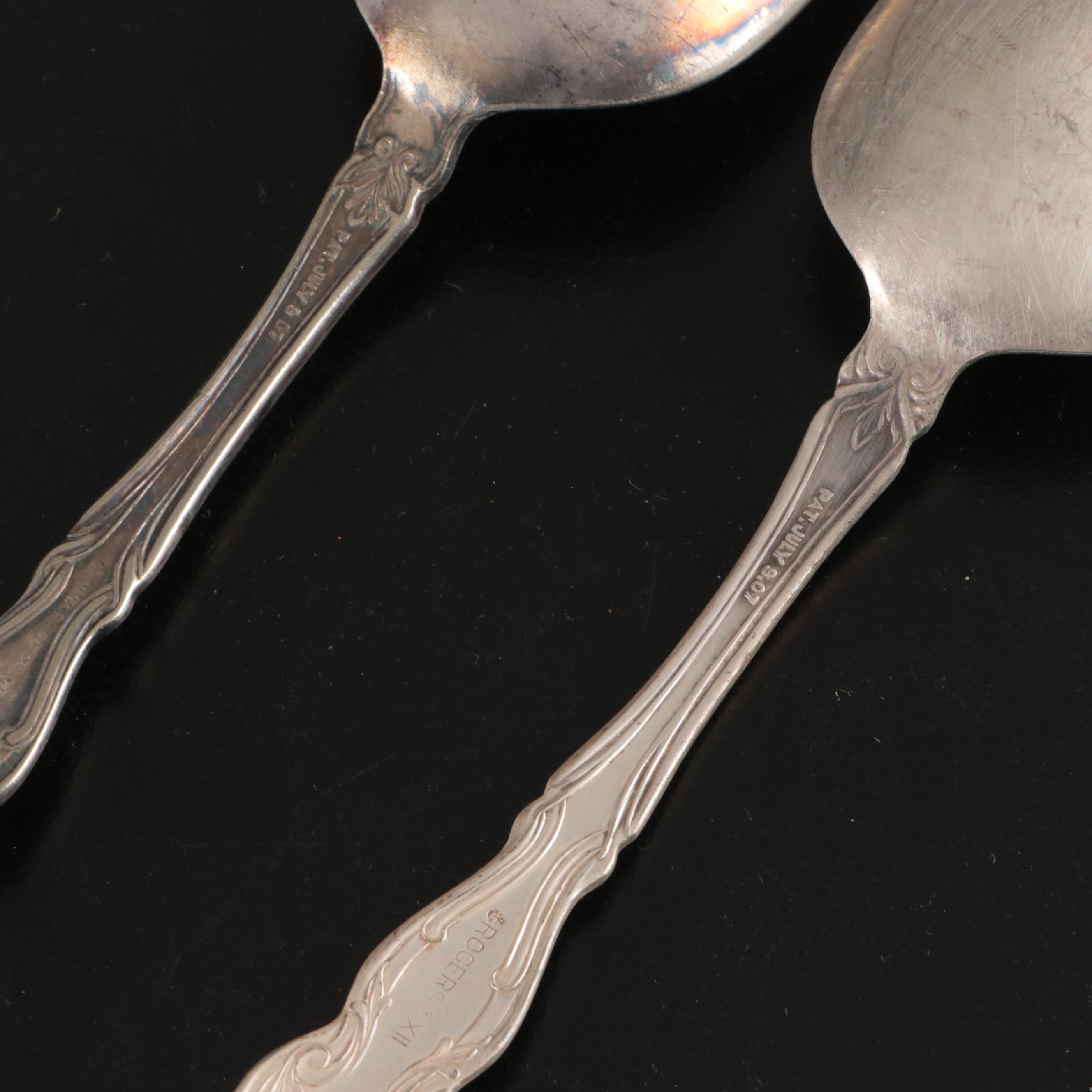 Wm Rogers "Alhambra" Silver Plate Flatware Collection