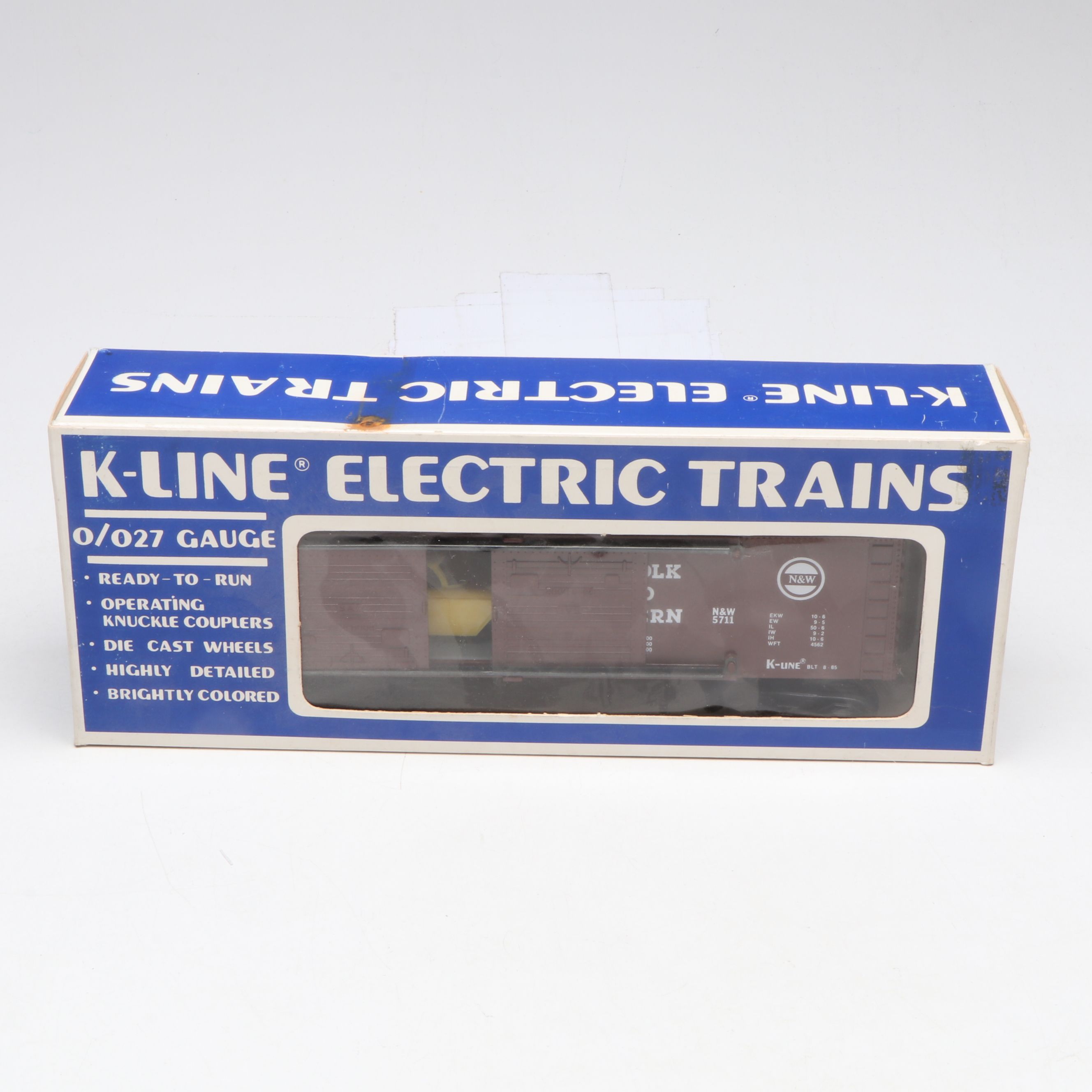 K-Line Tank Car, Automobile Car and More O Scale Train Cars