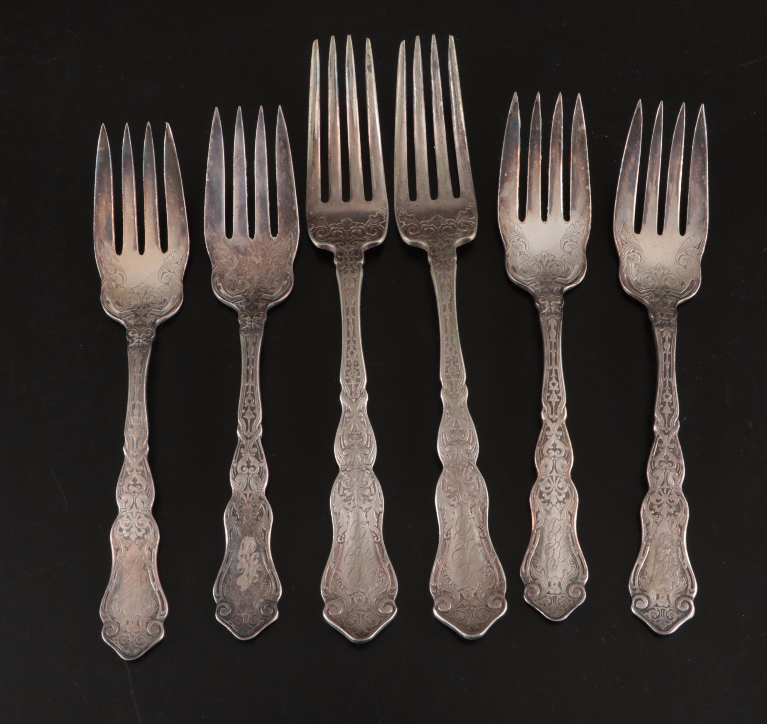 Wm Rogers "Alhambra" Silver Plate Flatware Collection