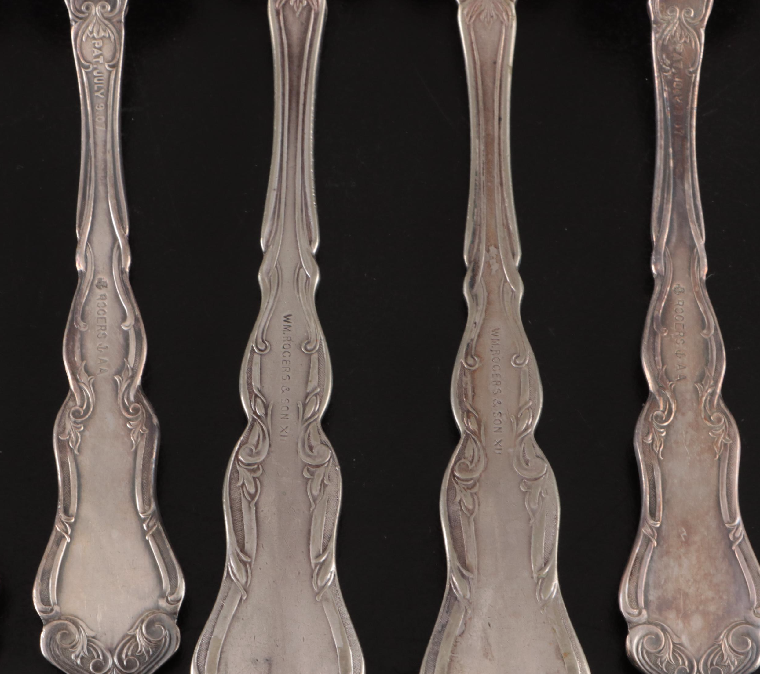 Wm Rogers "Alhambra" Silver Plate Flatware Collection