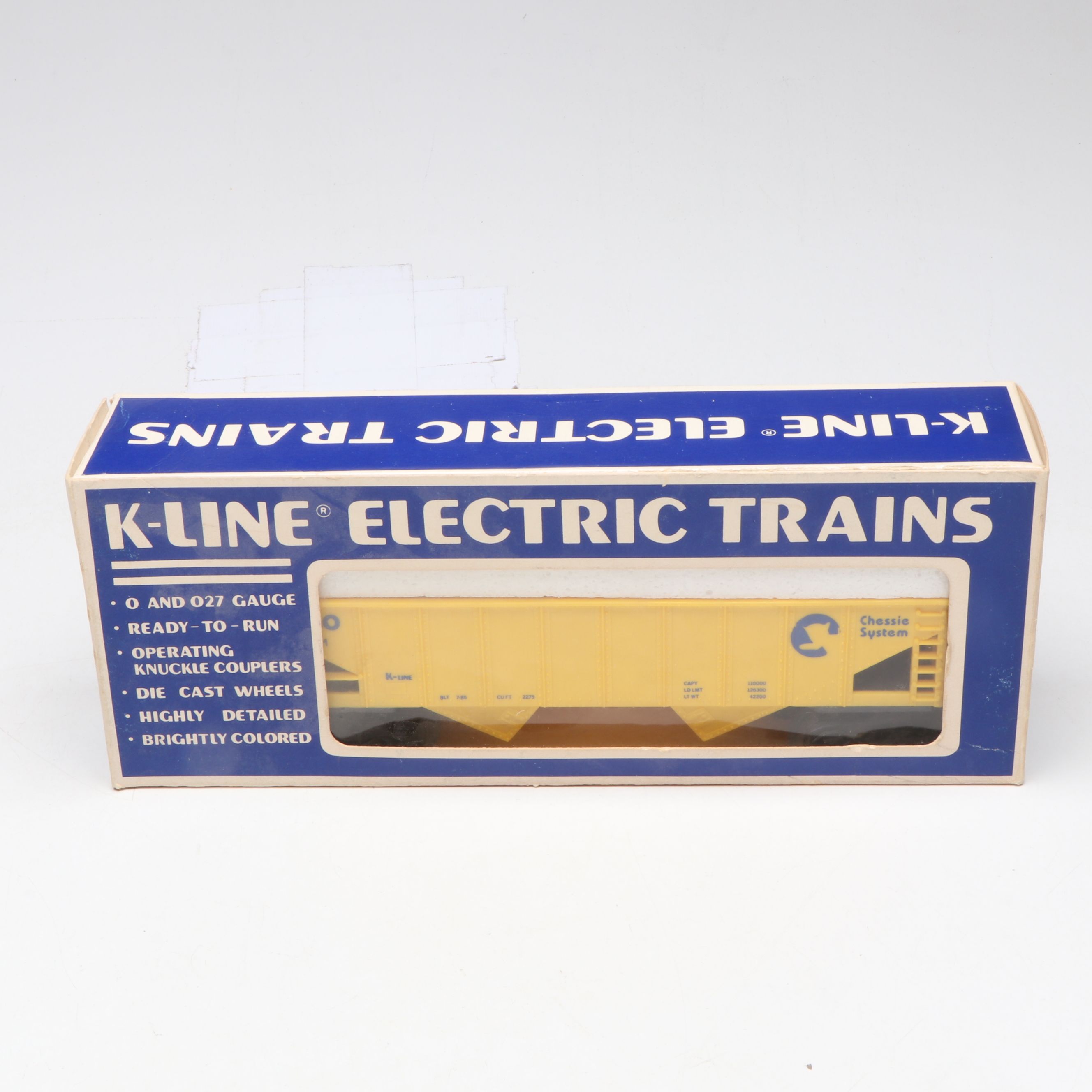 K-Line Tank Car, Automobile Car and More O Scale Train Cars