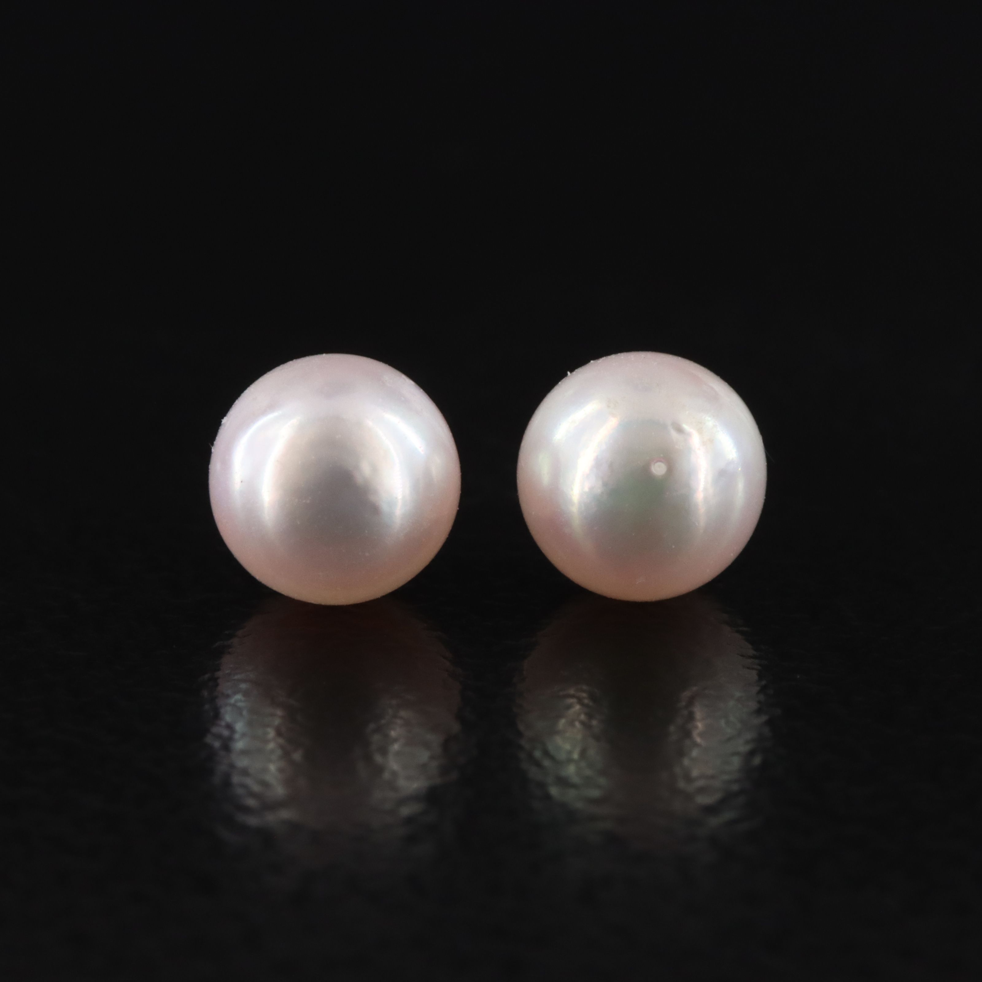 14K Pearl Stud Earrings