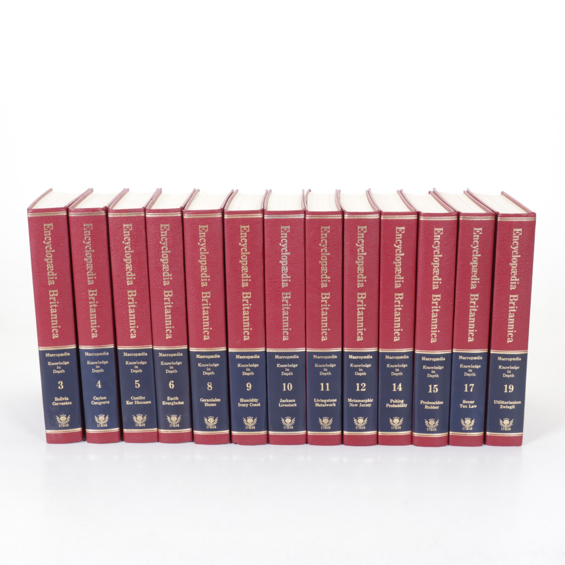 Encyclopedia Britannica 15th Edition, Partial Set, 1979