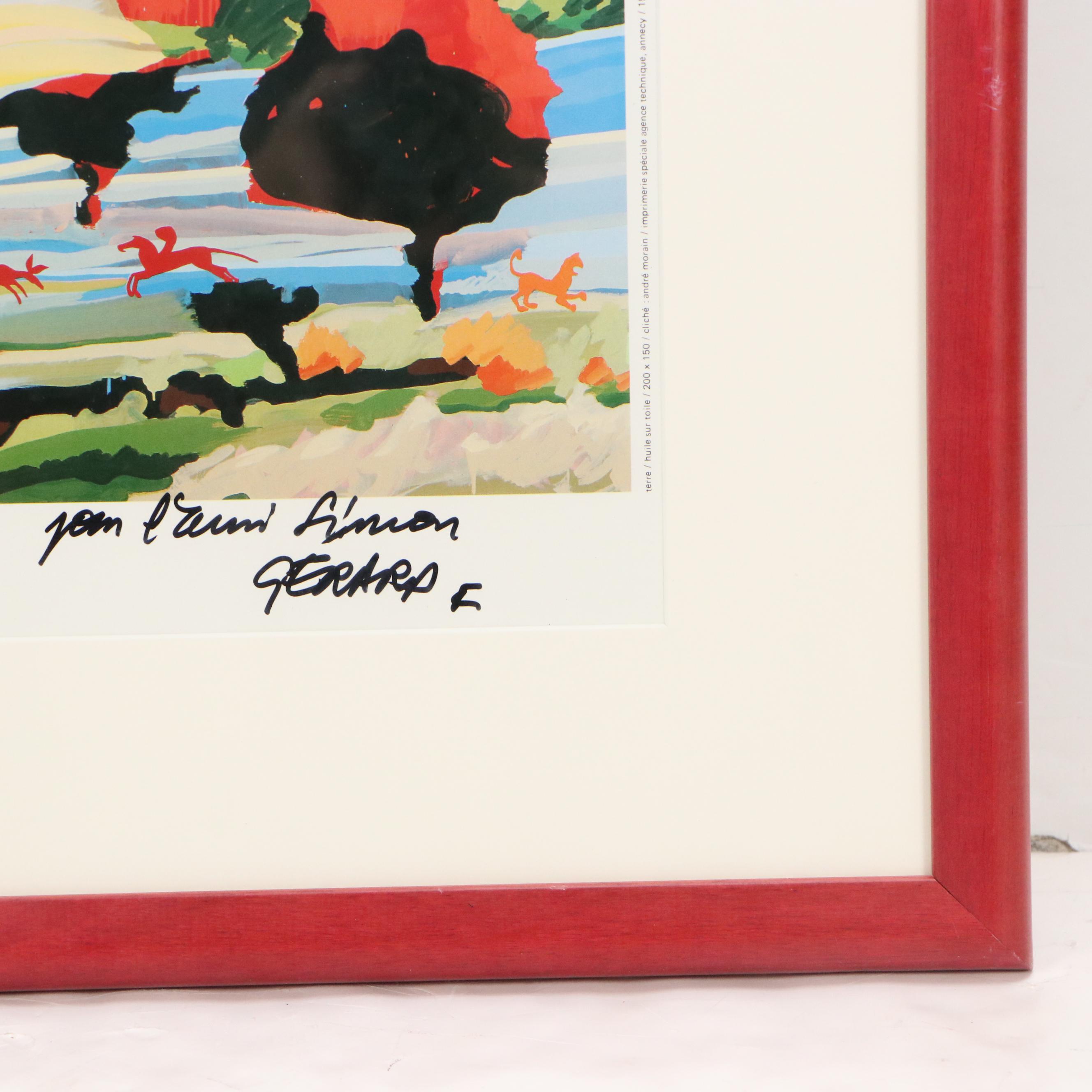 Gérard Fromanger Landscape Offset Lithograph